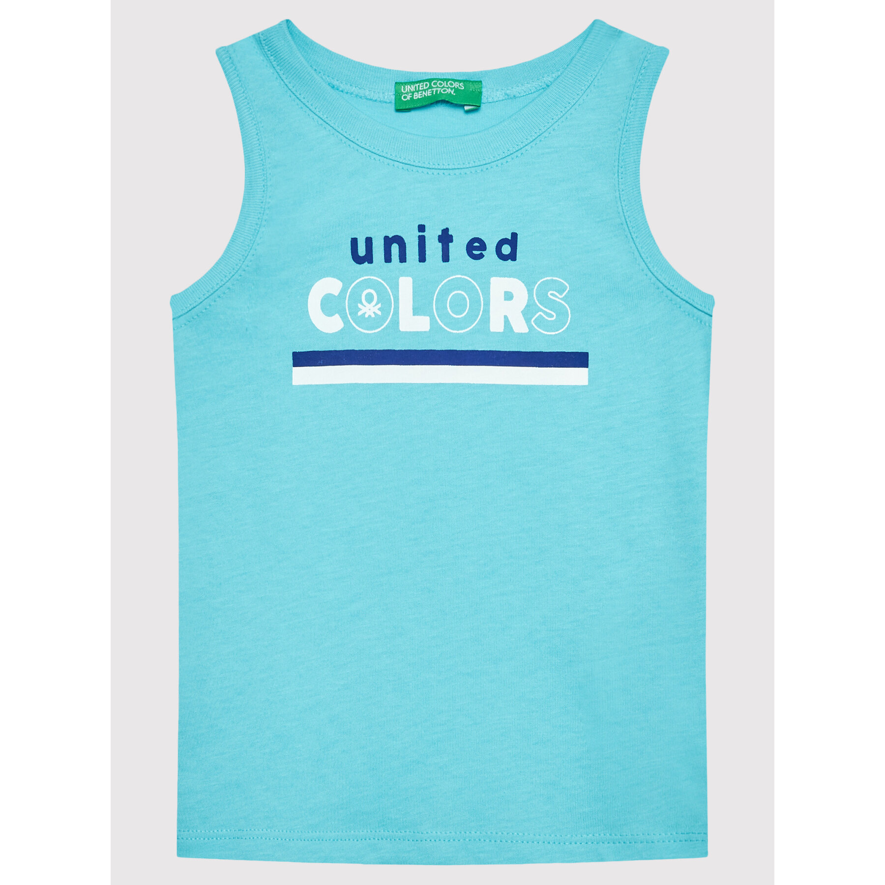 United Colors Of Benetton Felső 3I1XGH002 Kék Regular Fit