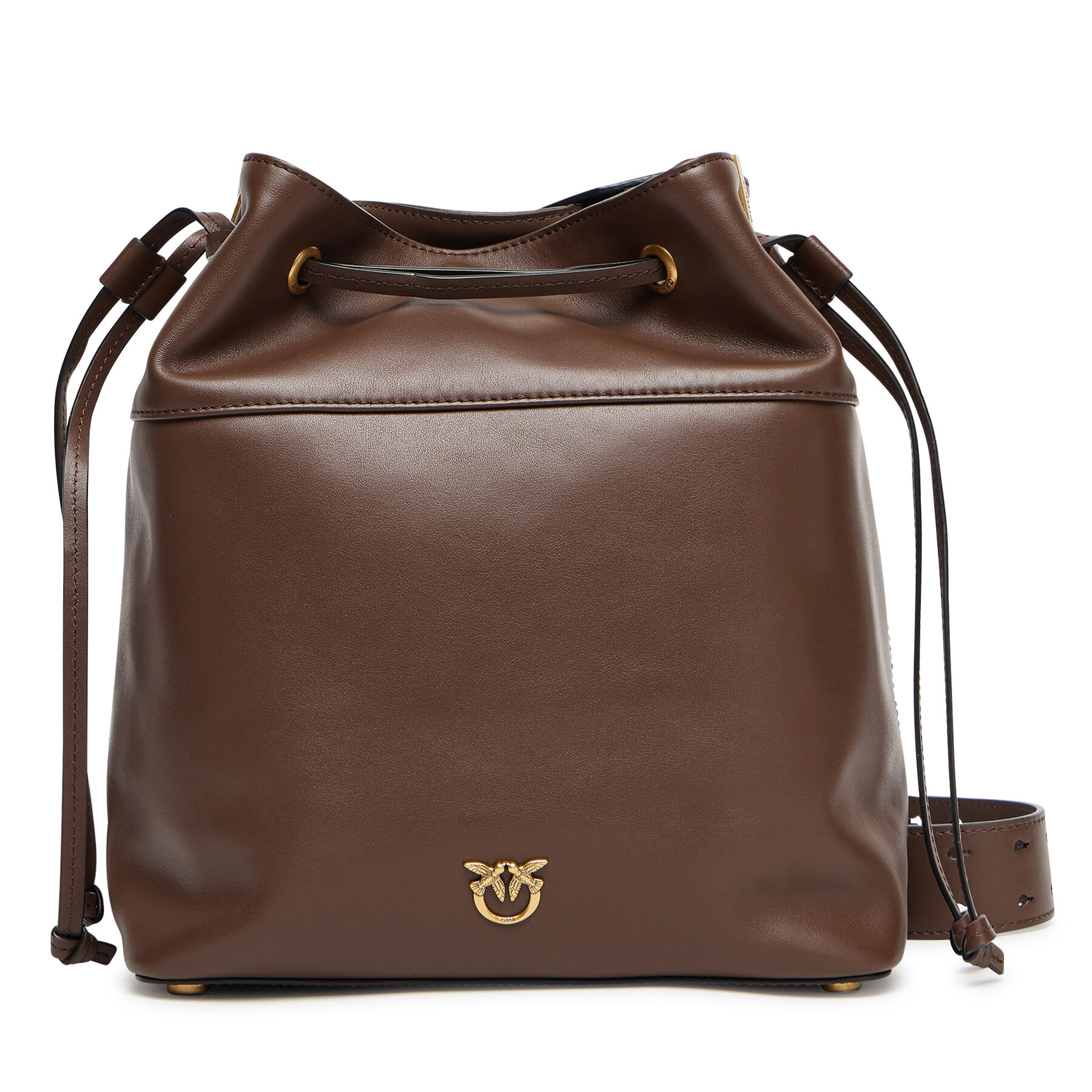 PINKO Τσάντα PINKO Secchiello Classic Al 25-26 PLTT 104305 A0QO Καφέ