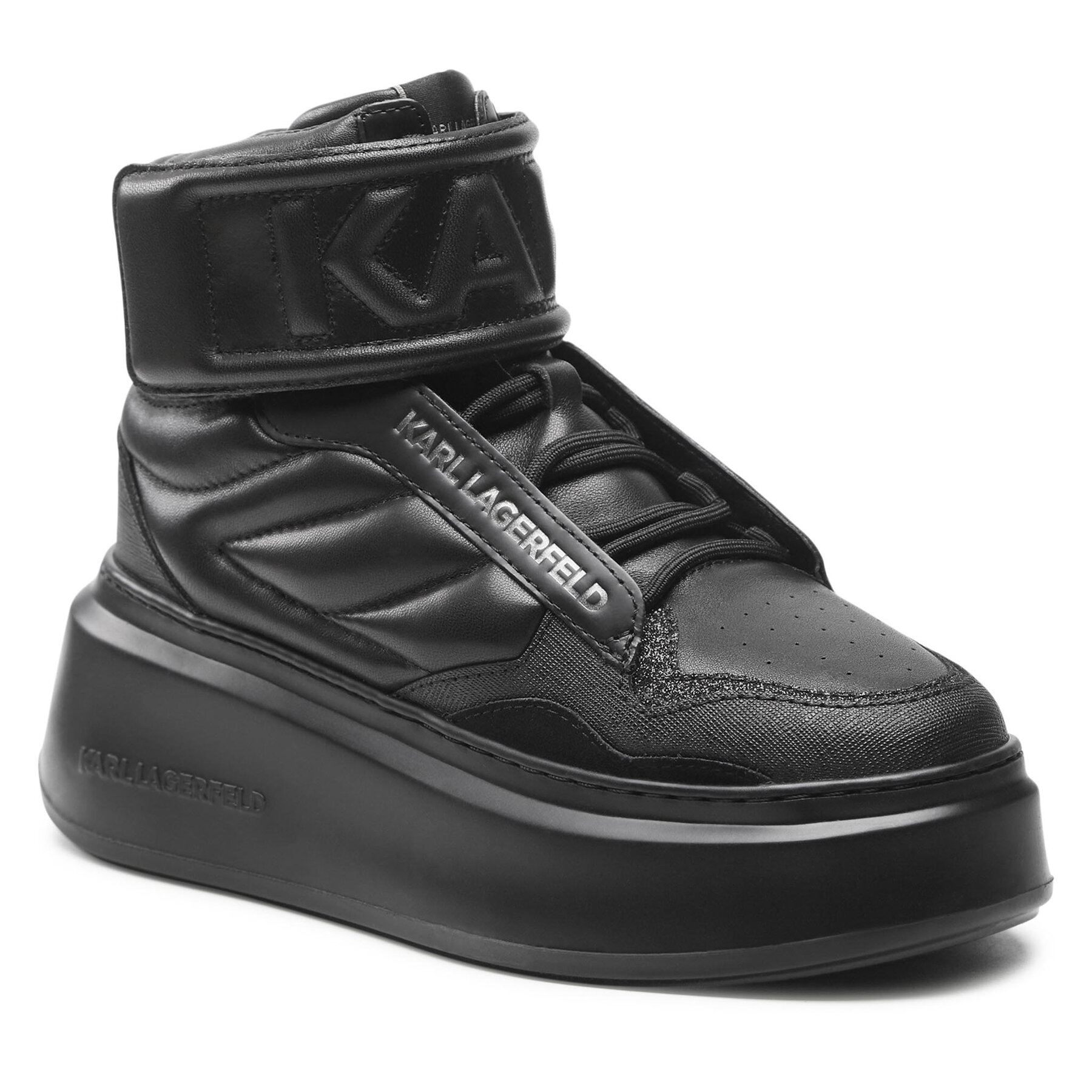 Sneakers KARL LAGERFELD KL63555 Black Lthr/Mono