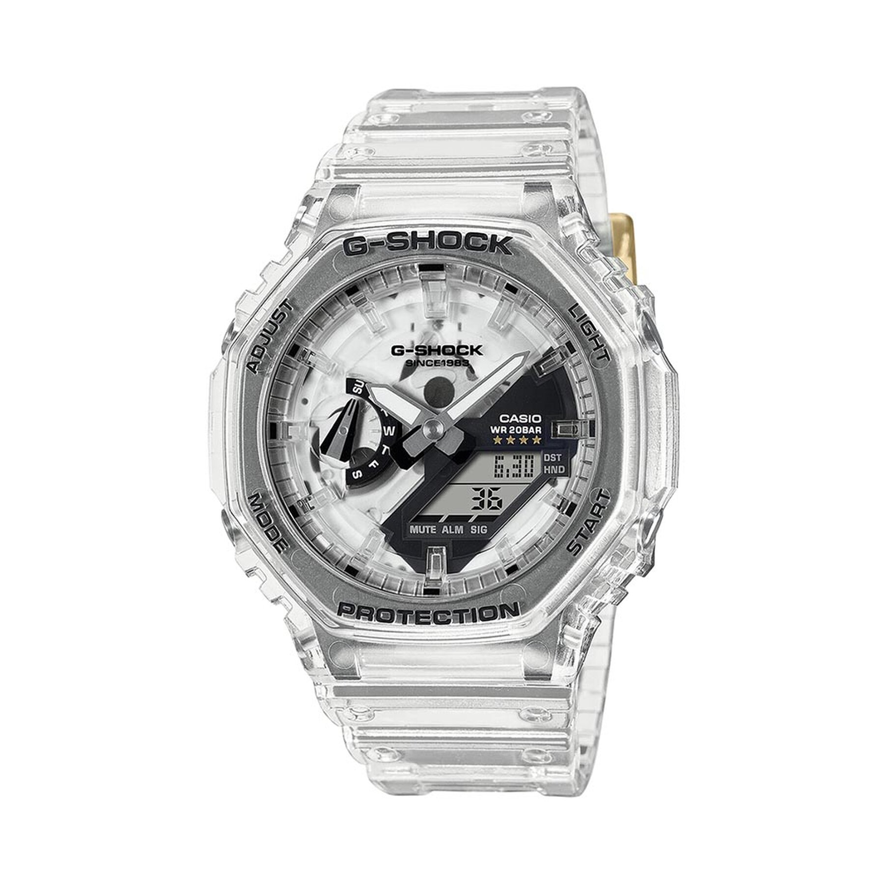 Ročna ura G-Shock GA-2140RX-7AER Grey/Transparent