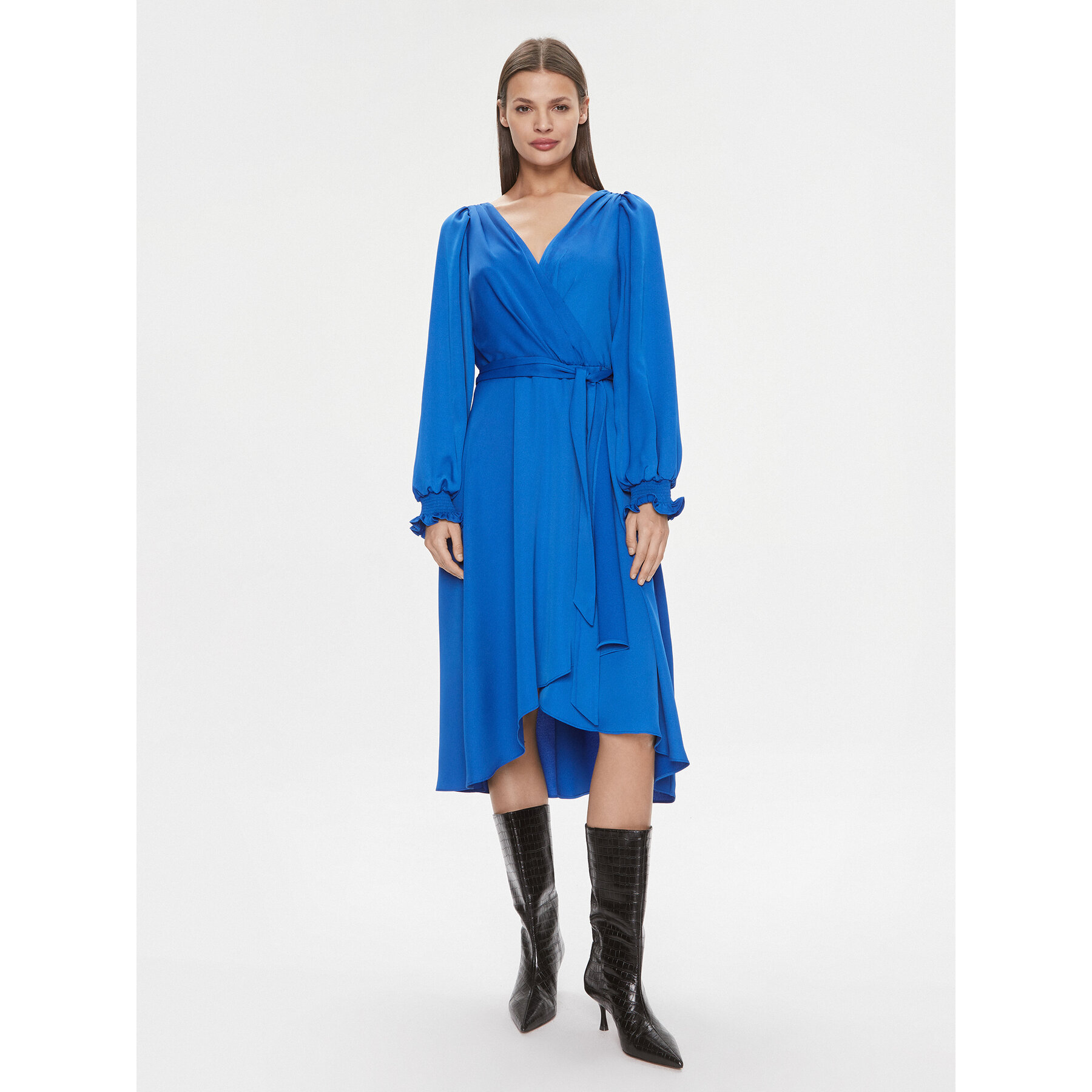 DKNY Kleid für den Alltag DD3JJ479 Blau Regular Fit