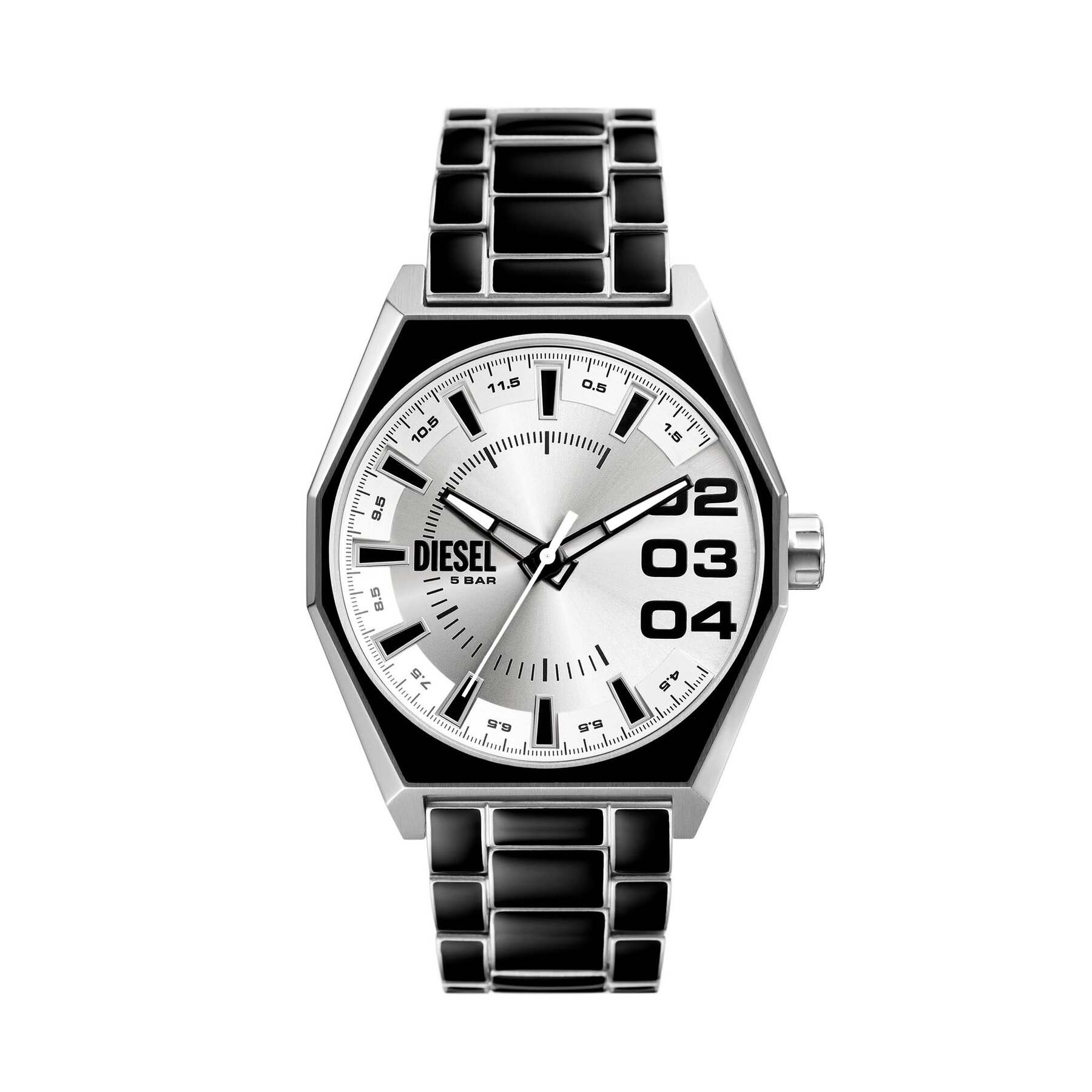 Orologio Diesel Double Scraper DZ2195 Nero