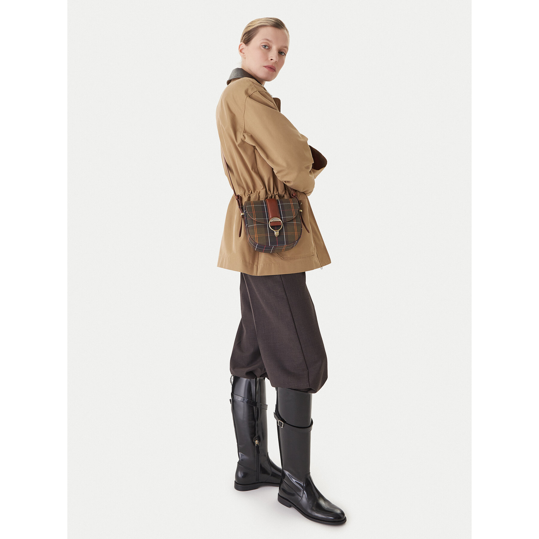 Torbica Barbour Tartan LBA0504TN11 Smeđa