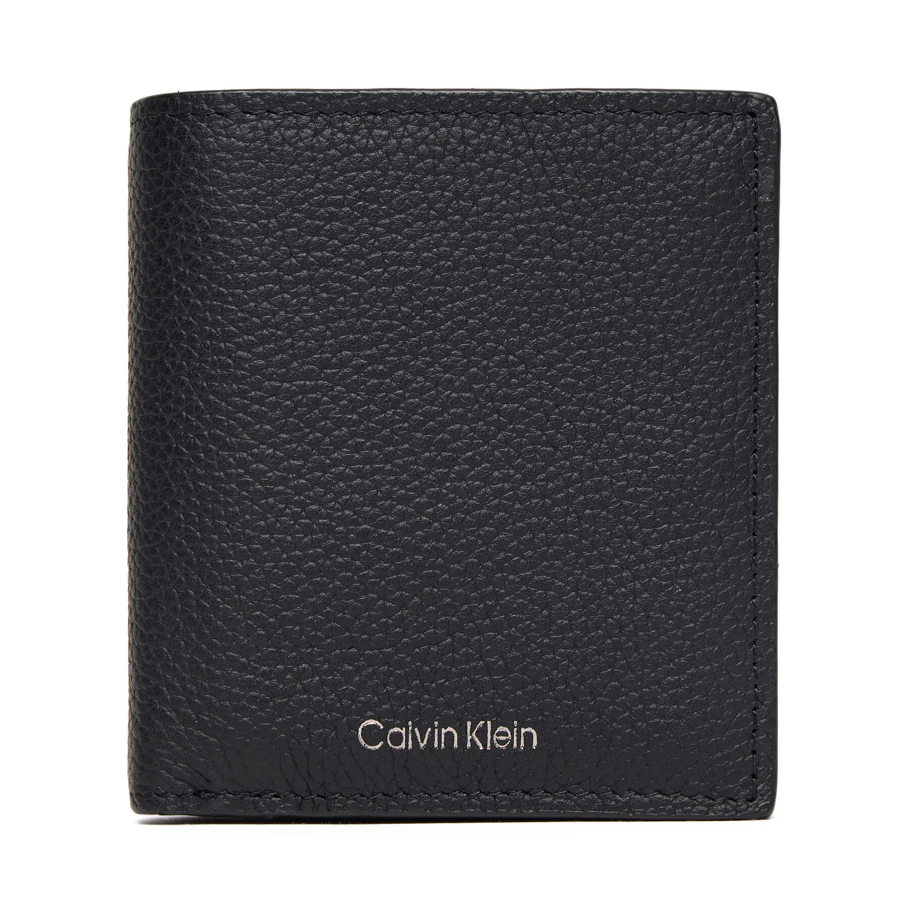 Portafoglio Calvin Klein Foil Emboss Slim Trifold W Card LV04D1063G Nero