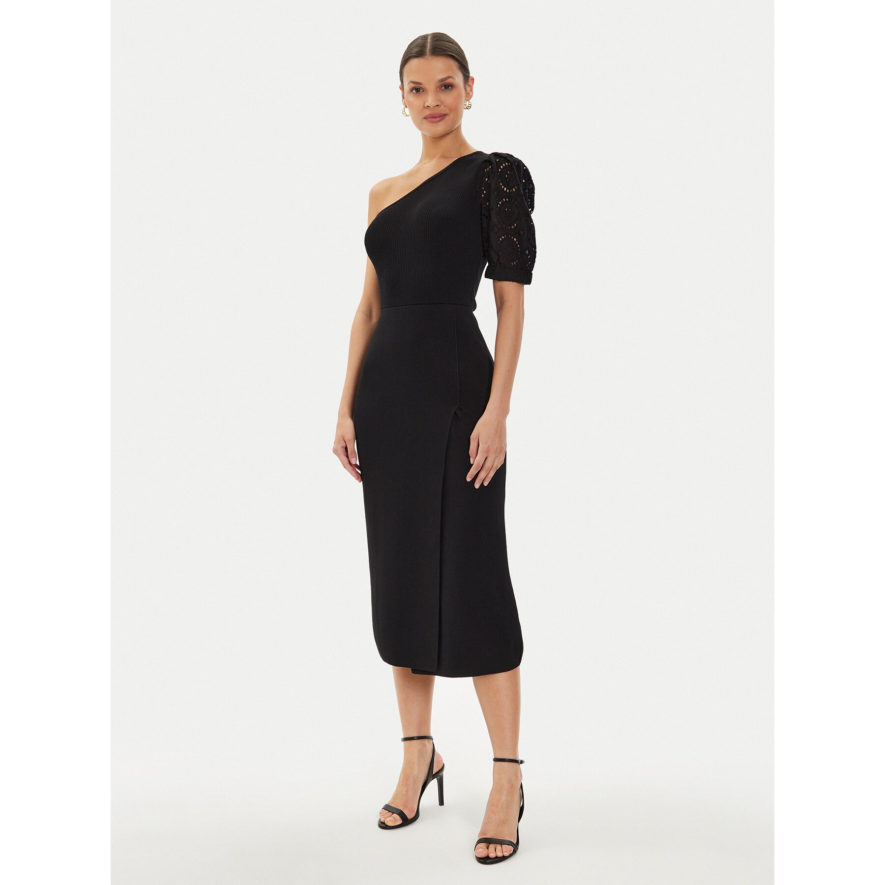 Morgan Sommerkleid 241-RMABELA Schwarz Slim Fit