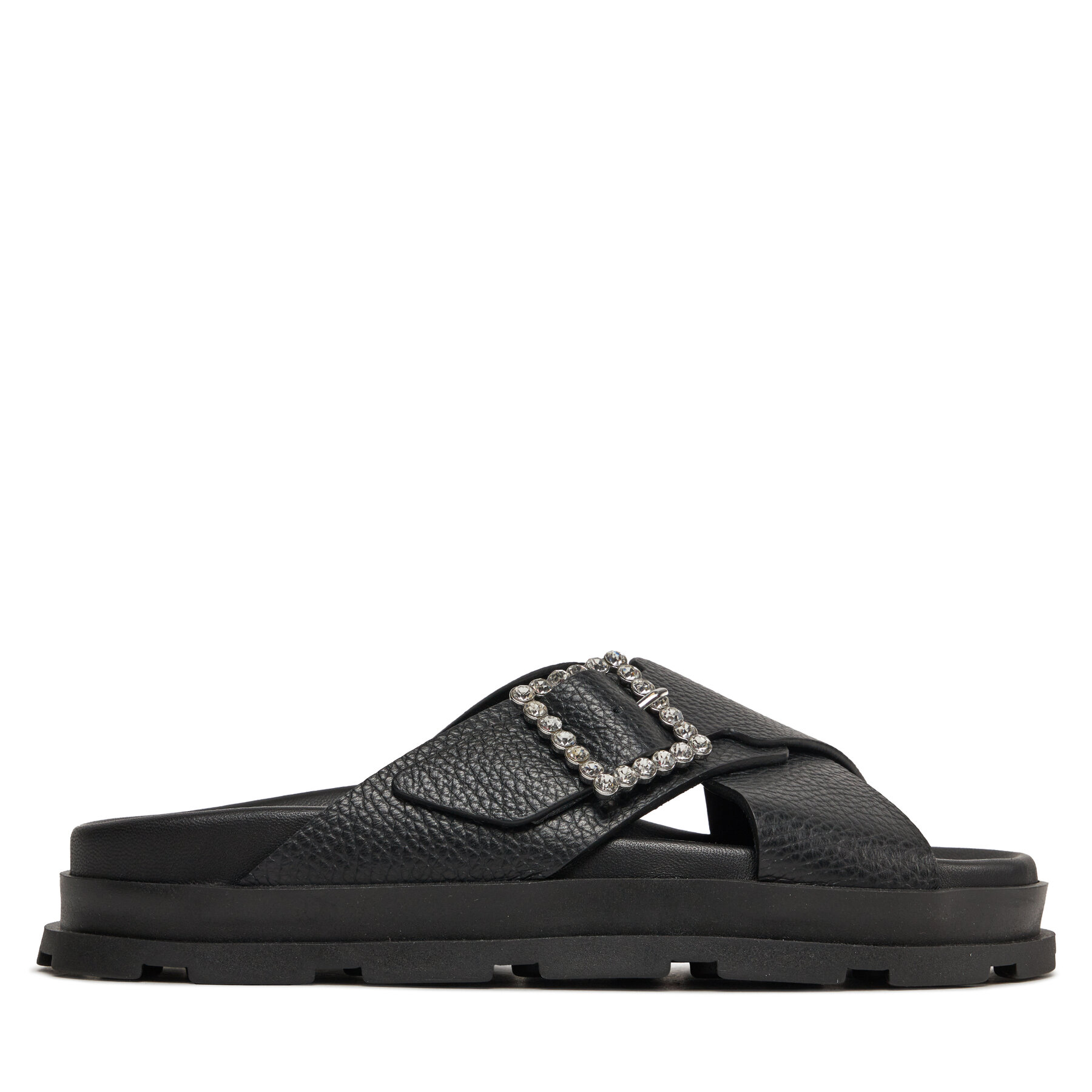 Šľapky Pollini SA28164G1ITD0000 Čierna