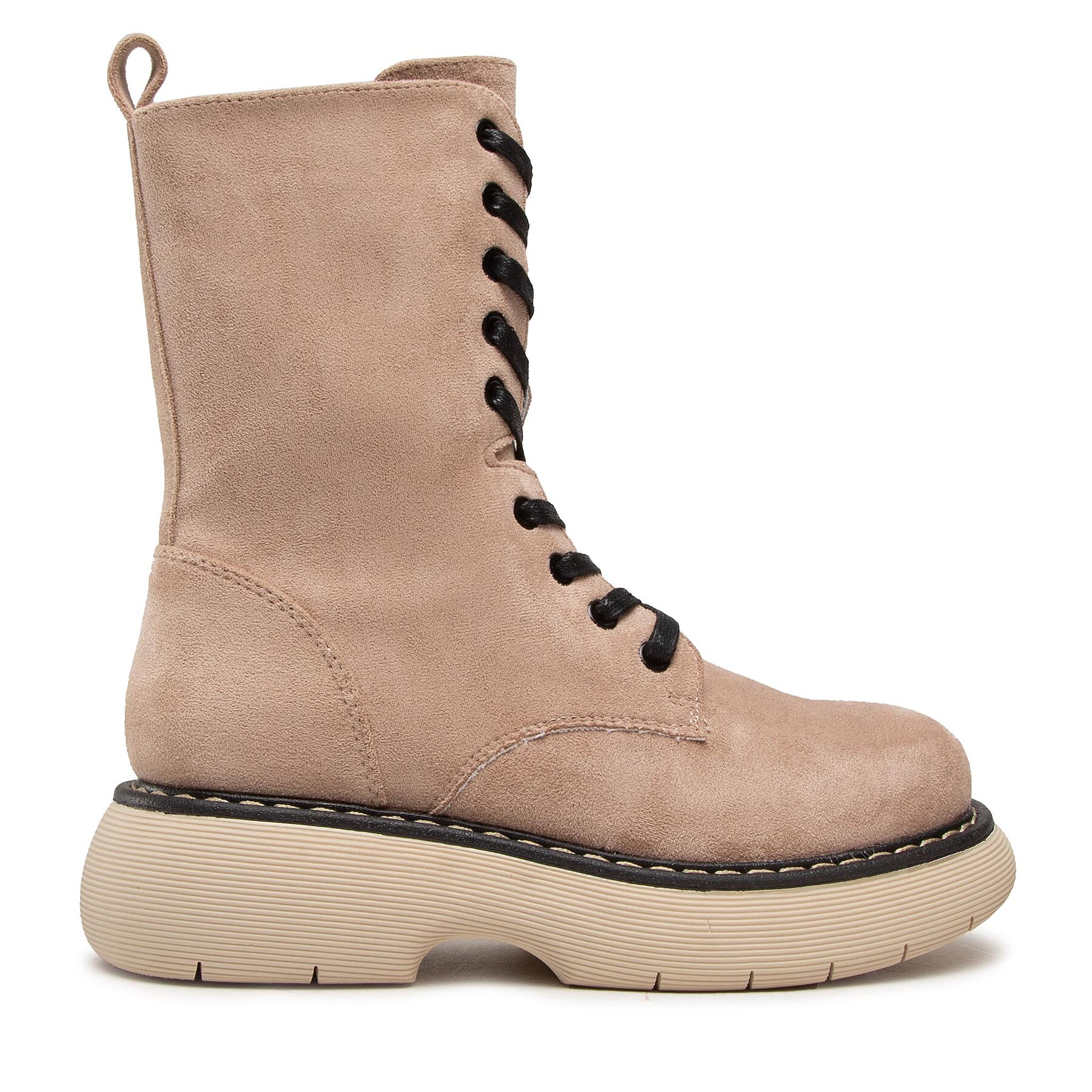 Šnurovacia obuv DeeZee ZAL90087-4 Béžová