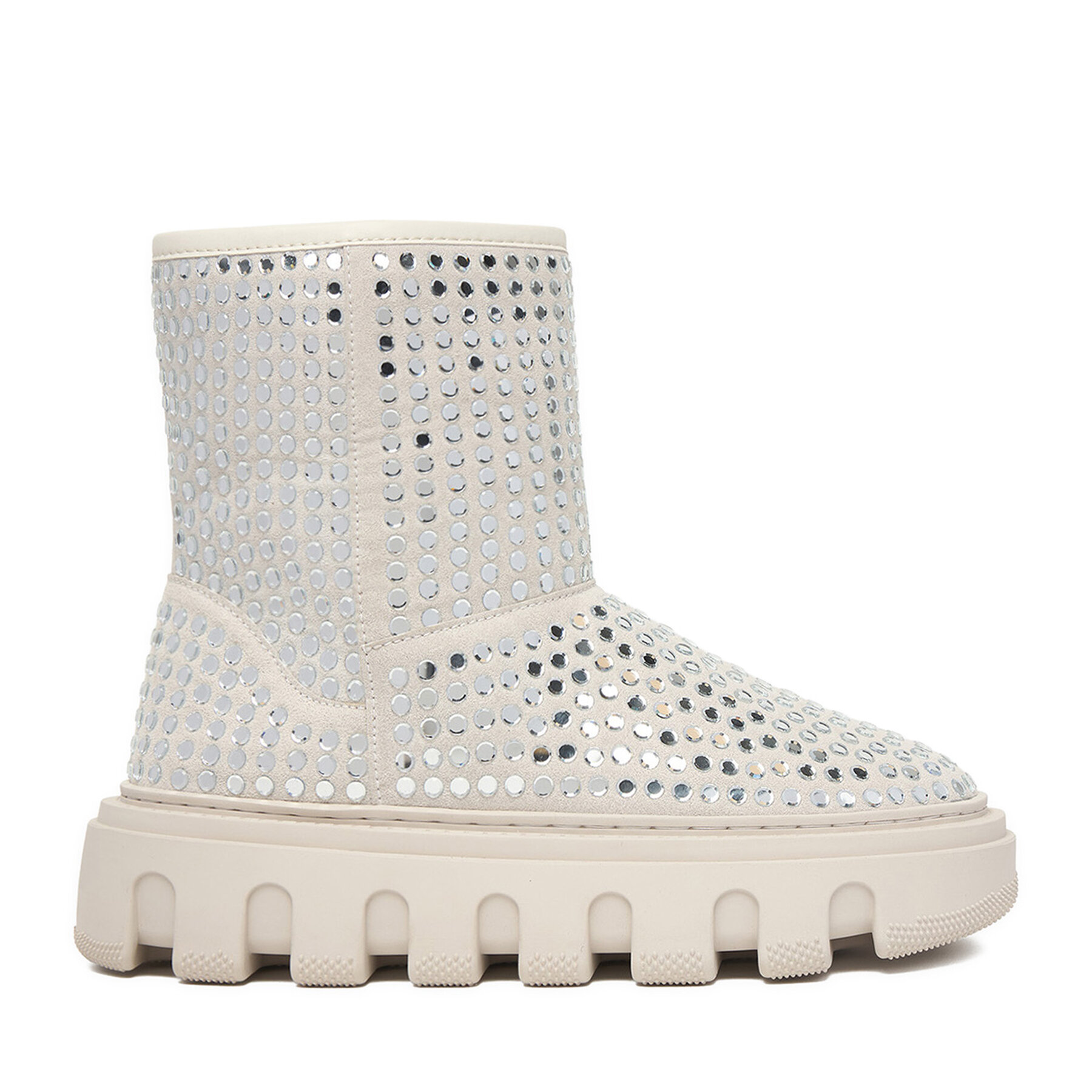 Cizme de zăpadă Eva Minge EO-NIKI-LT1748-1 Écru