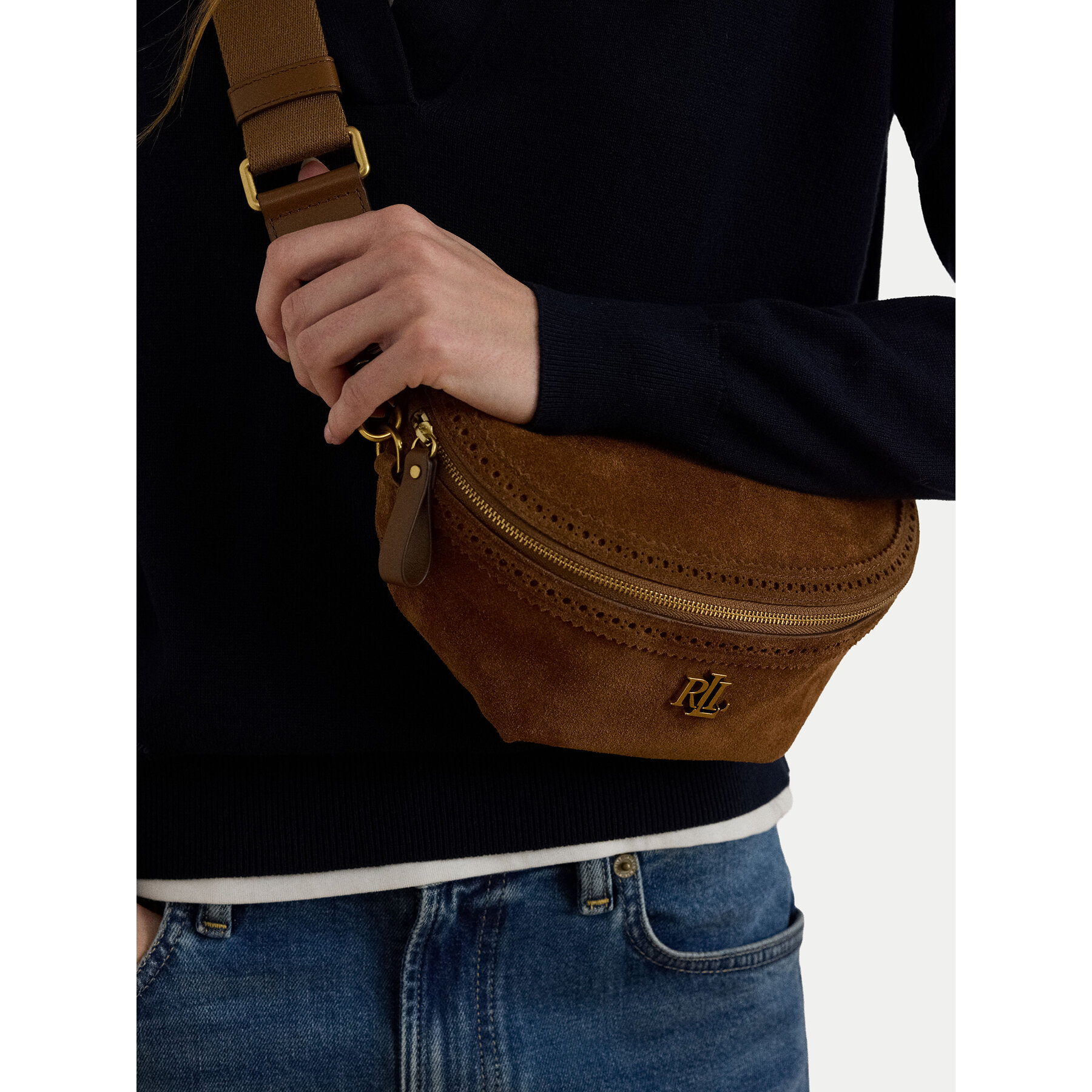 Geantă LAUREN RALPH LAUREN 431P15644001 Maro