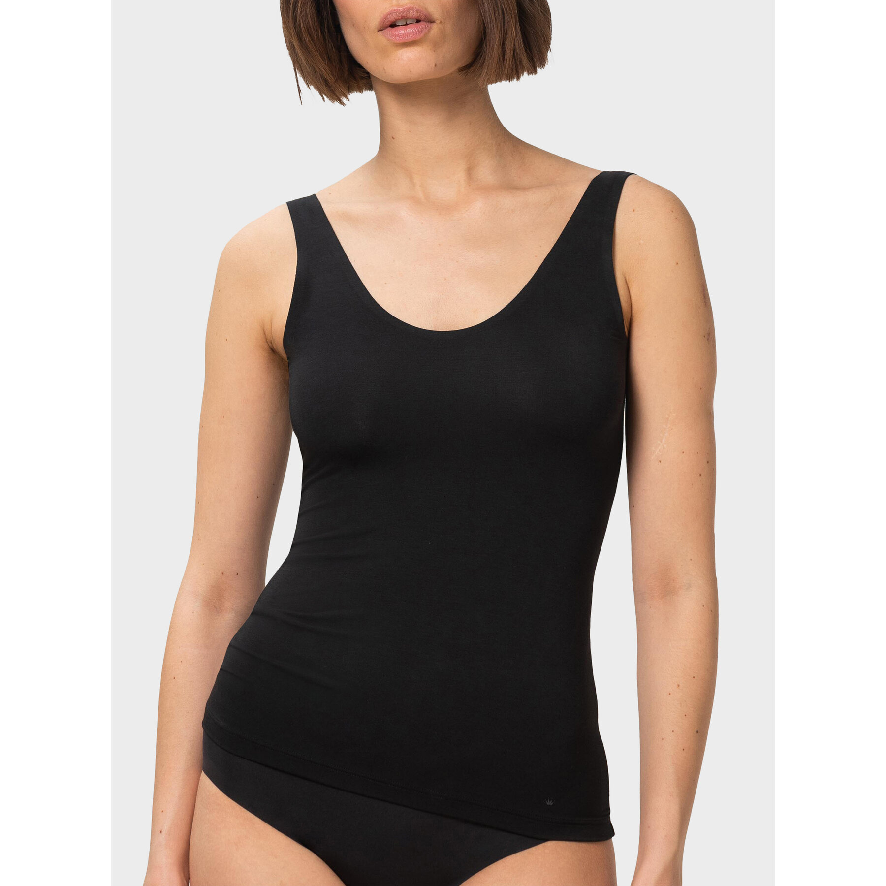 Triumph Top Smart Natural 10213349 Nero Slim Fit