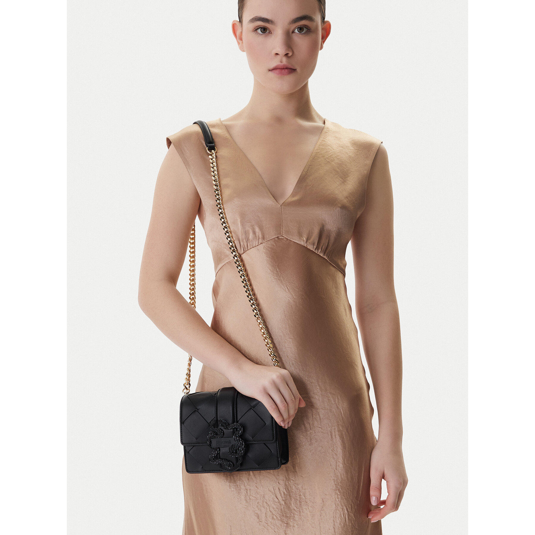 Torbica Just Cavalli 80RA4BM3 Crna