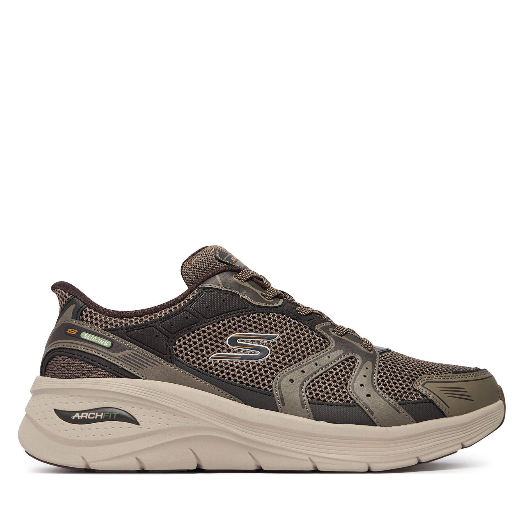 Sneakersy Skechers Arch Fit 3.0 - Kaliver 233402 Kaki