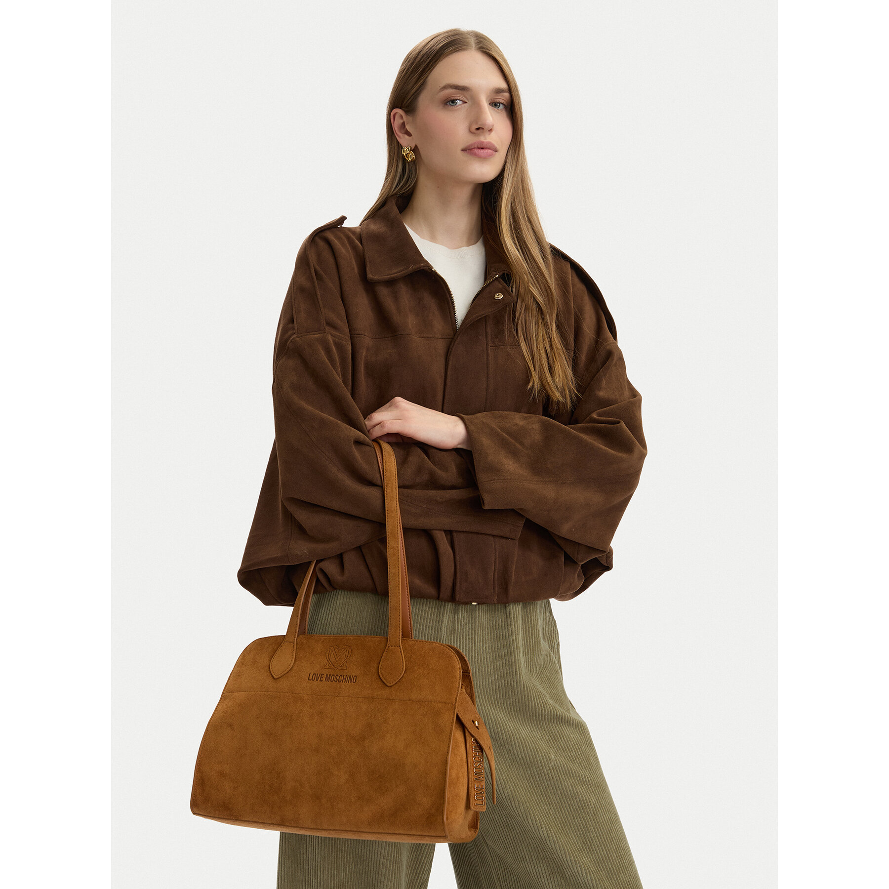 Kabelka LOVE MOSCHINO JC4272PP0OKJ0200 Hnedá