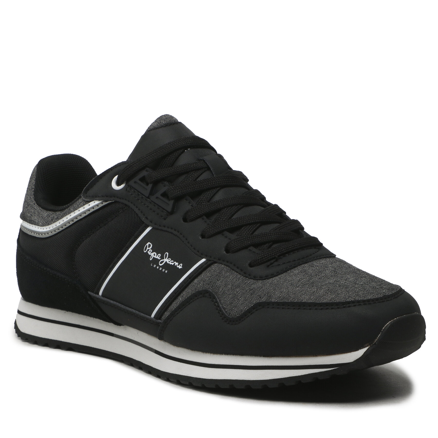 Sneakers Pepe Jeans Tour Club PMS30908 Black 999 999 imagine 2022 reducere