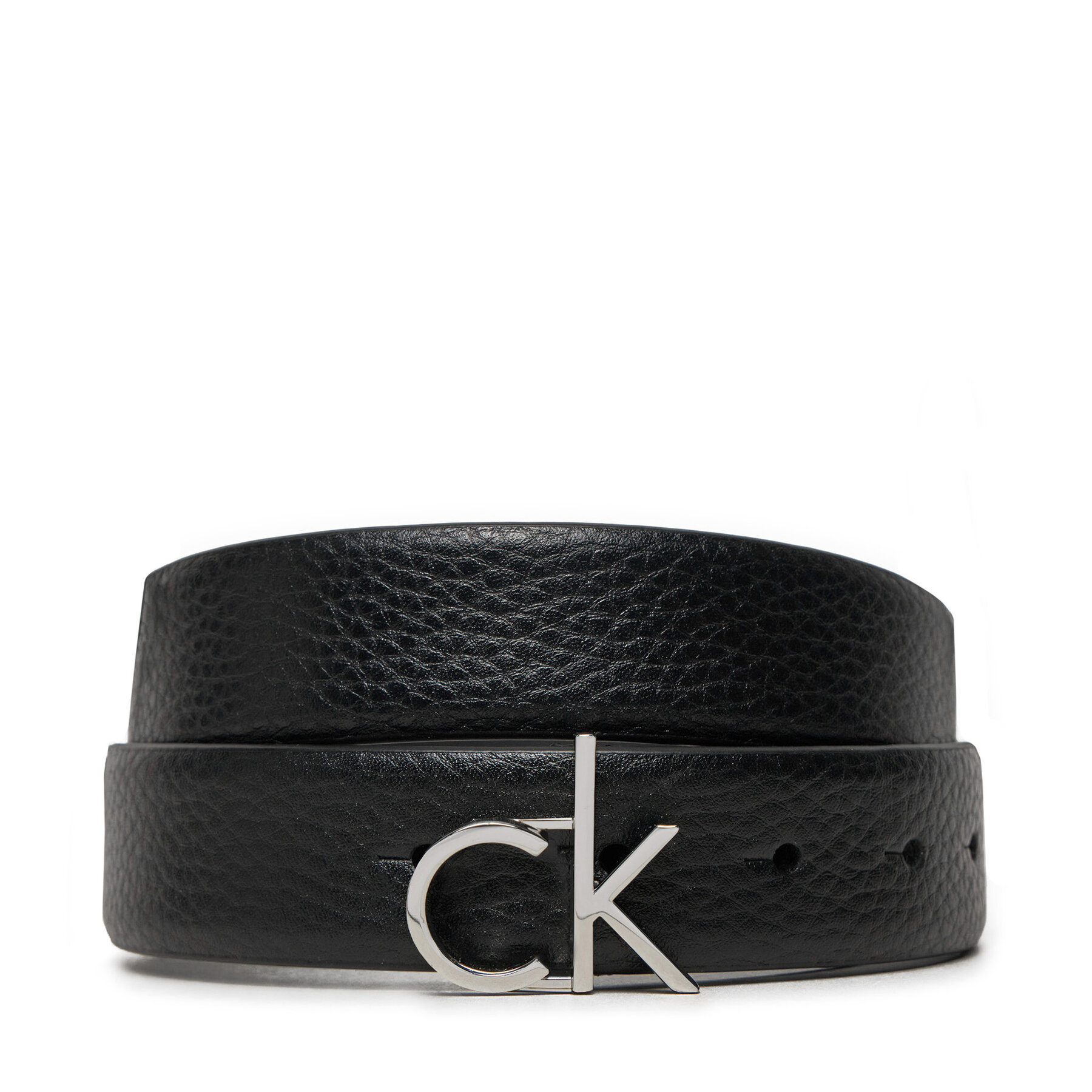 Ceinture femme Calvin Klein Ck Logo Buckle Belt 3.0_Pbl K60K613073 Noir
