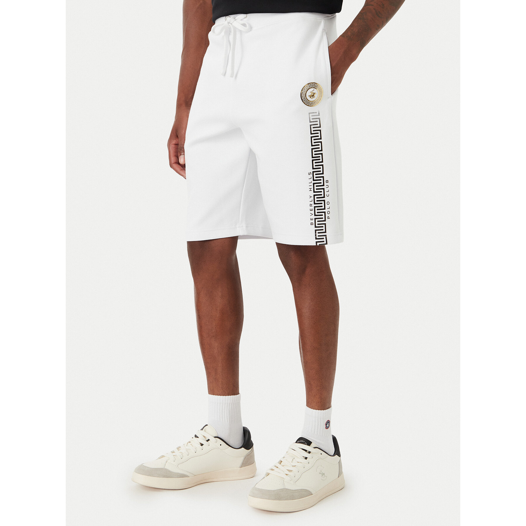 Beverly Hills Polo Club Sportshorts M6603B-HR Weiß Regular Fit