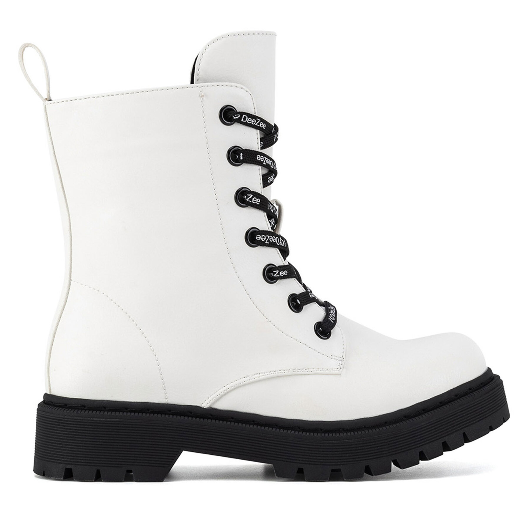 Šnurovacia obuv DeeZee CS5587-16 Biela