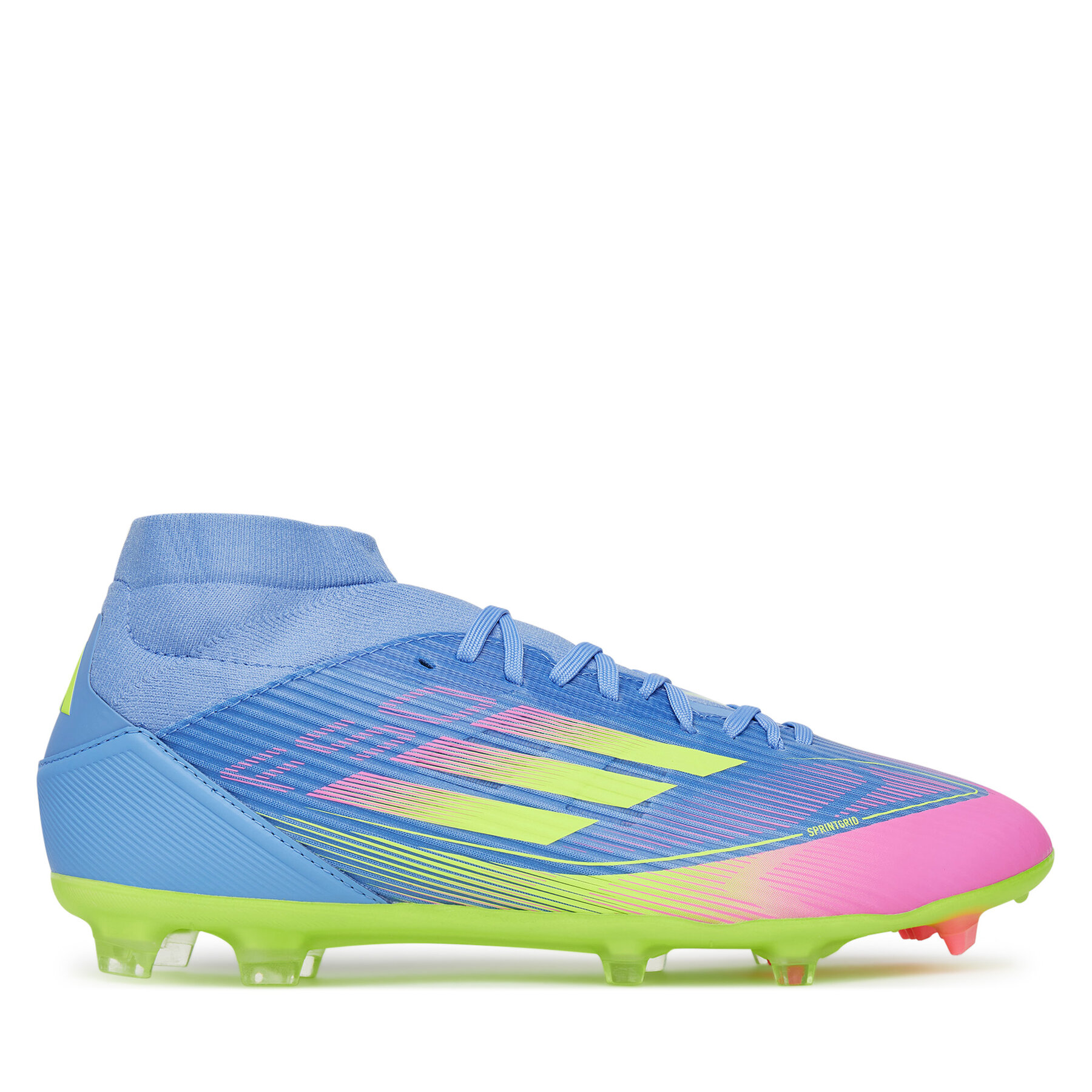 Ghete pentru fotbal adidas F50 League Mid Firm/Multi-Ground JI0436 Bleumarin