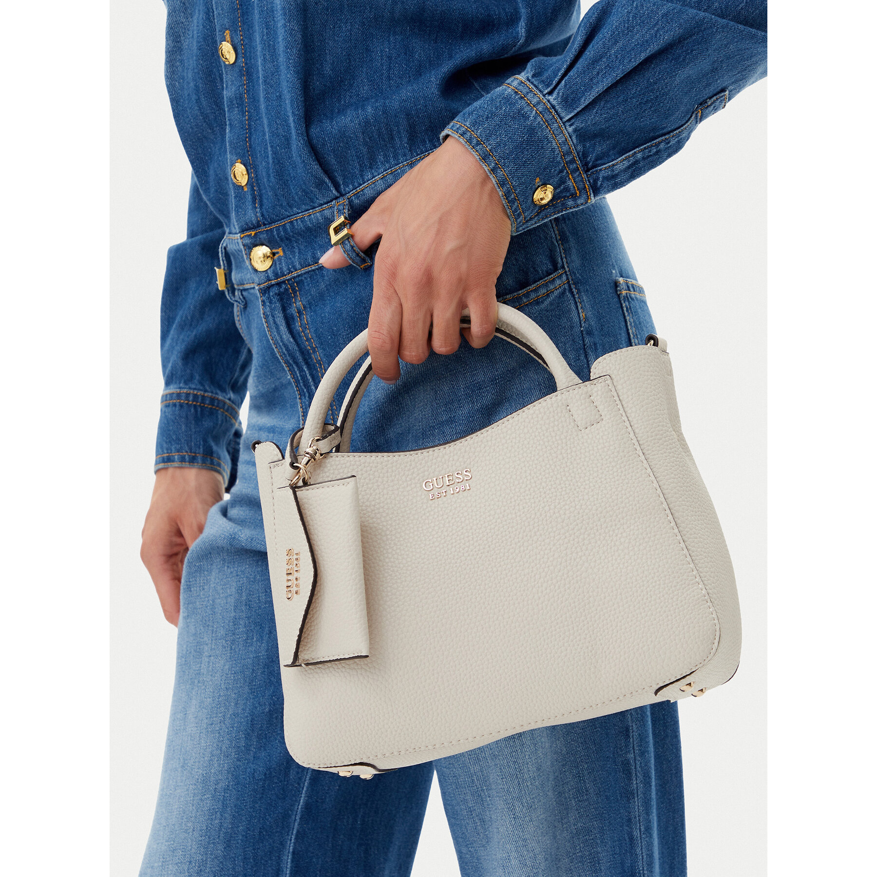 Дамска чанта Guess HWPG96 48050 Бежов