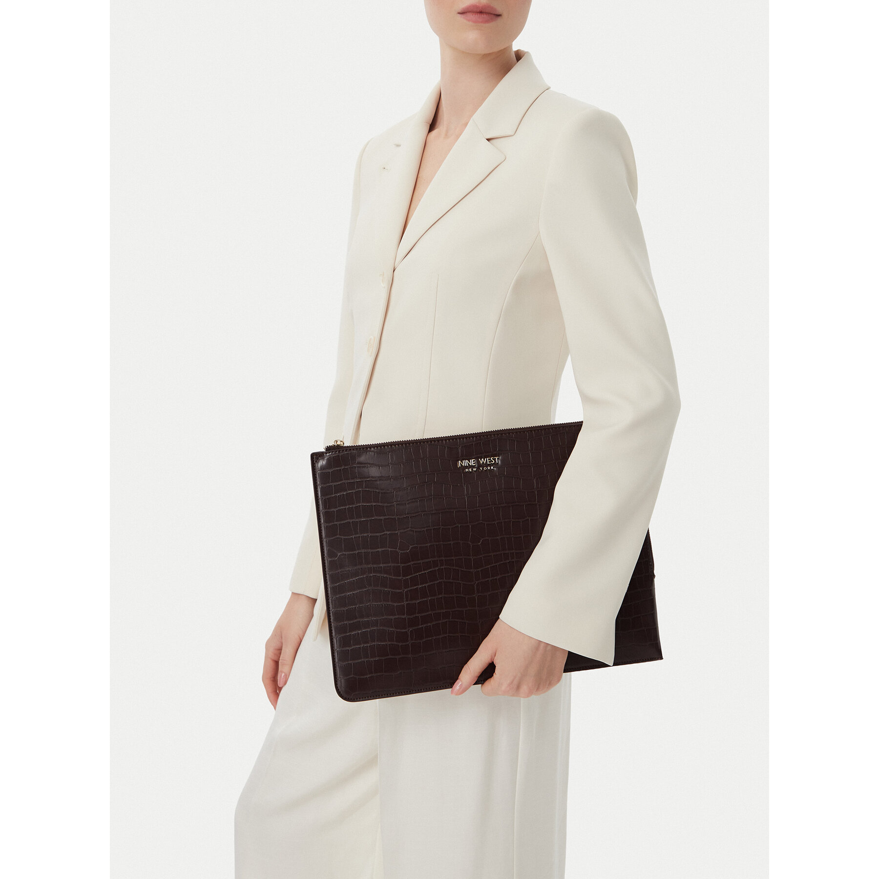 Etui pentru laptop Nine West CEO-OFFICE ELEGANCE-LDA9838 Maro