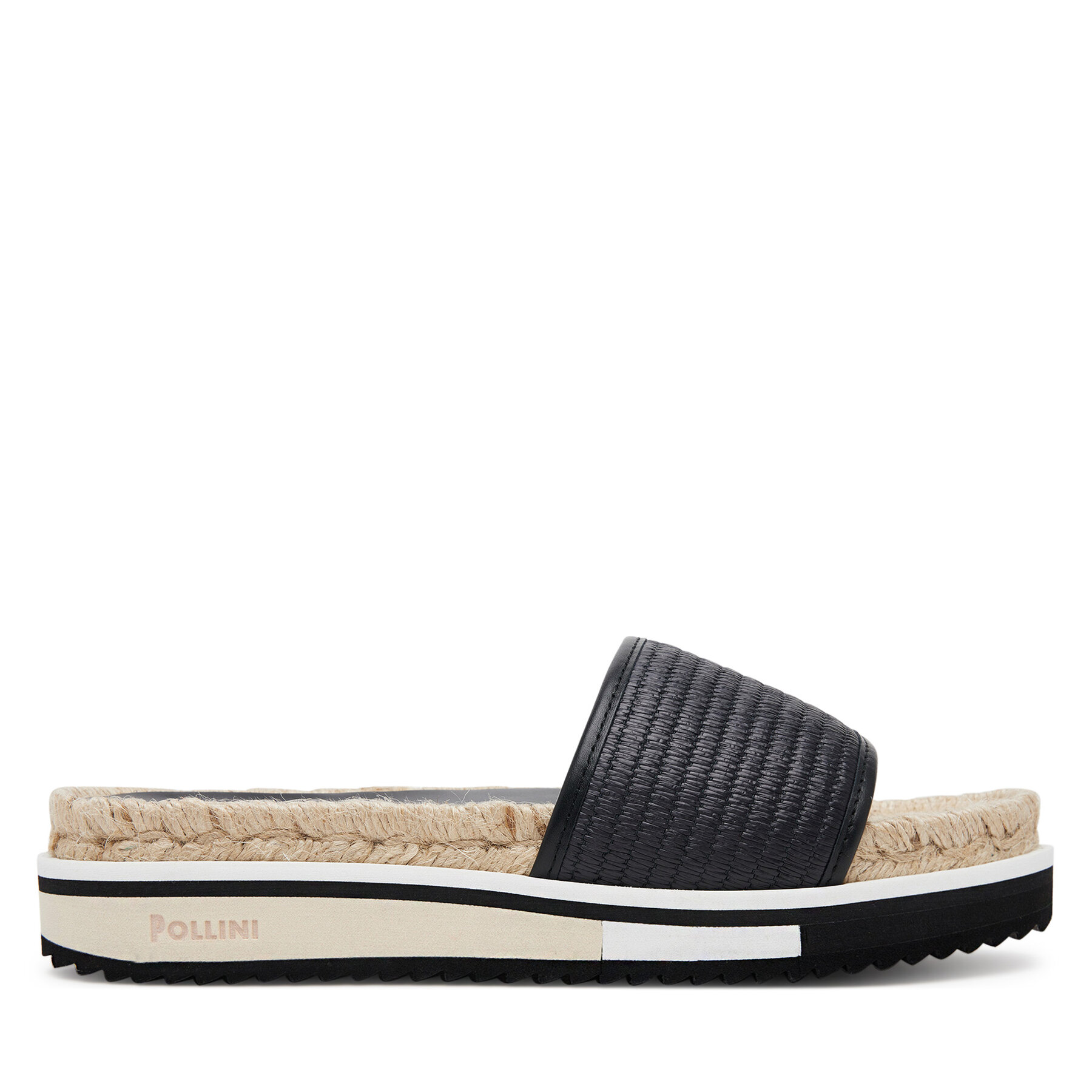 Espadrilky Pollini SA28295G0MTN100A Černá