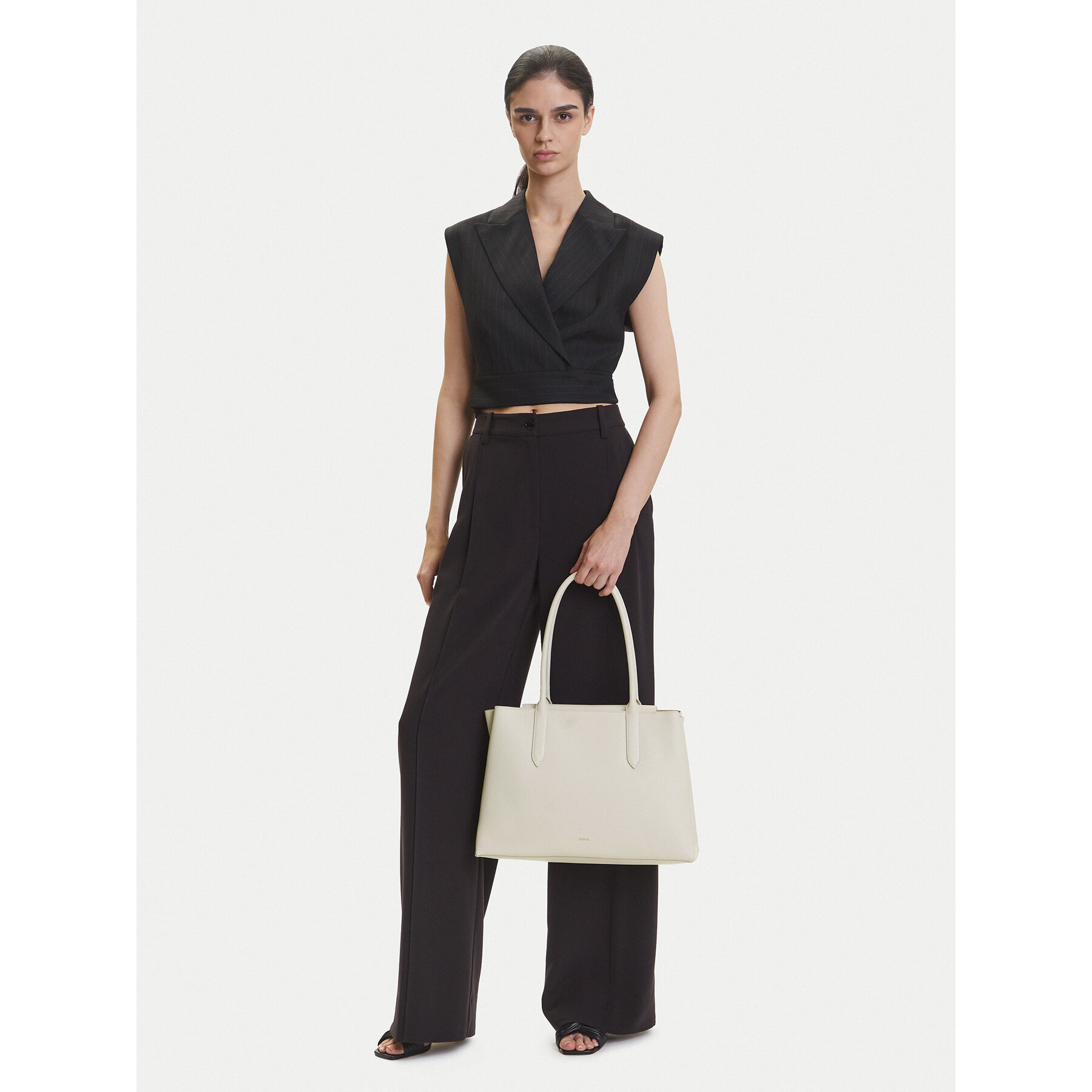 Ročna torba Furla WB01530 BX3169 3767S Kremna