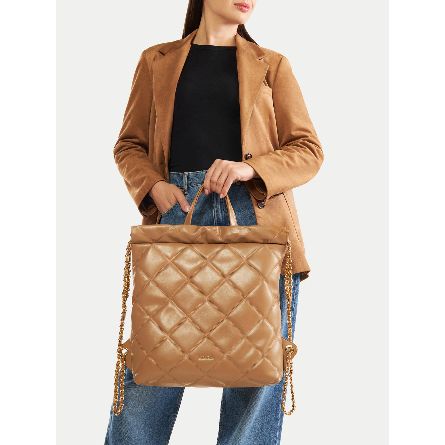 Geantă Badura JH5021-BR Maro