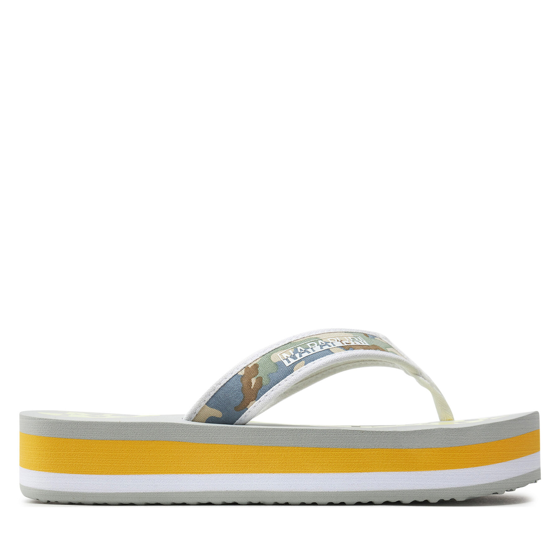 Damen Zehentrenner Napapijri, Schuhgröße 37, Khakifarben, NP0A4HKZCO