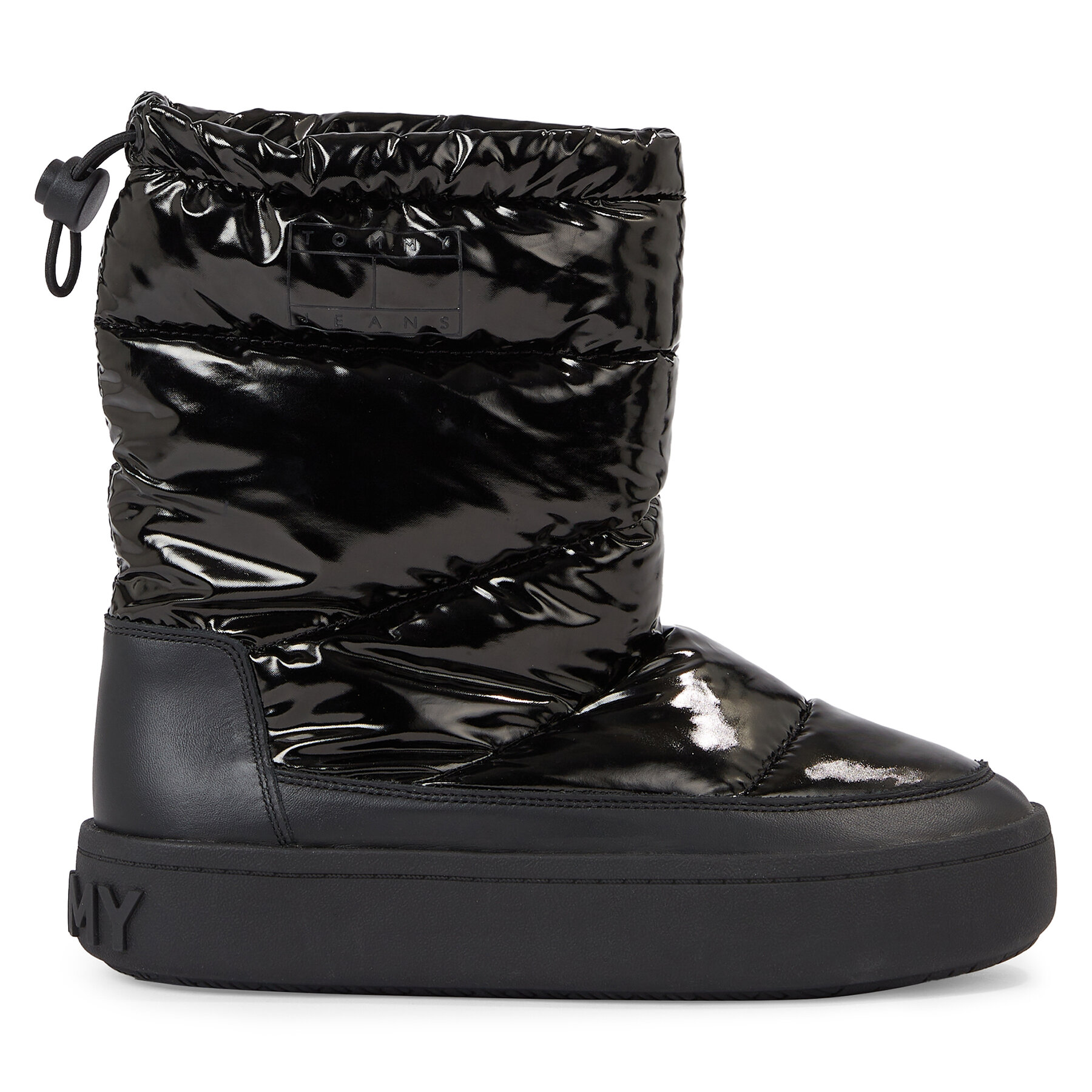 Damskie Śniegowce Tommy Jeans, Rozmiar 40 Czarny Tjw Winter Boot EN0EN02252