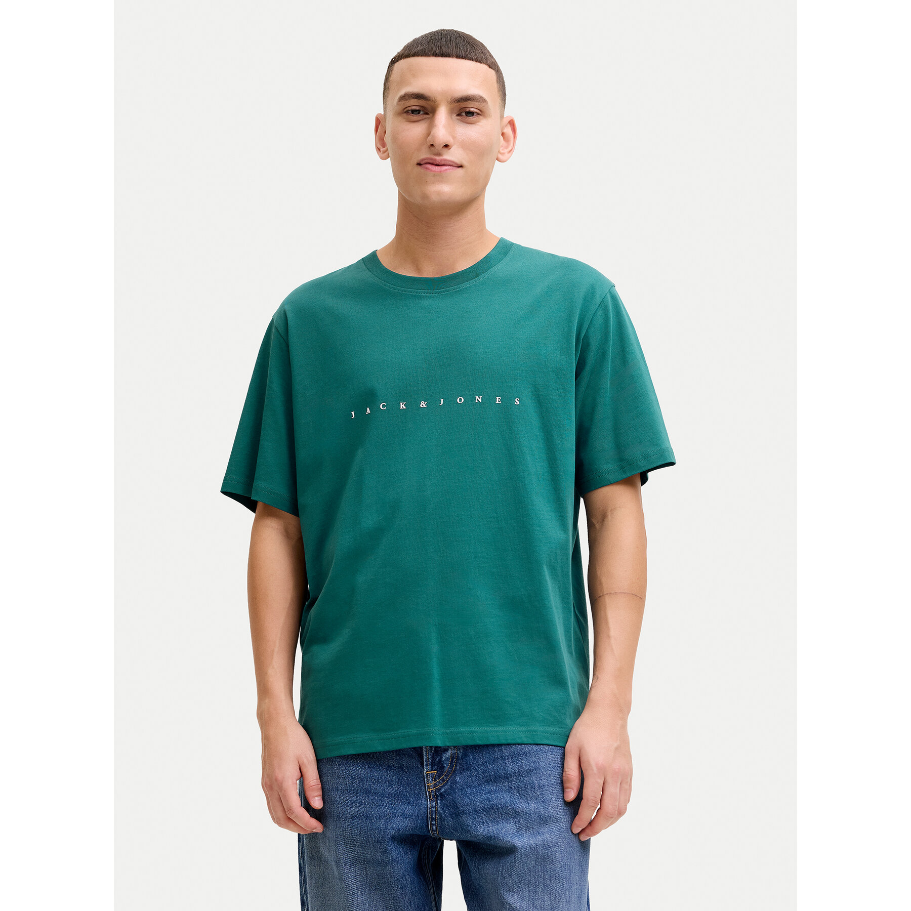 Jack & Jones T-Shirt Star 12234746 Grün Regular Fit