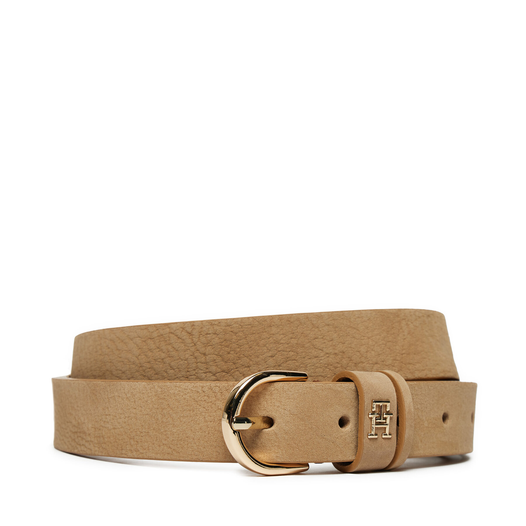 Ceinture femme Tommy Hilfiger Essential Effortless 2.5 Nubuck AW0AW16838 Marron