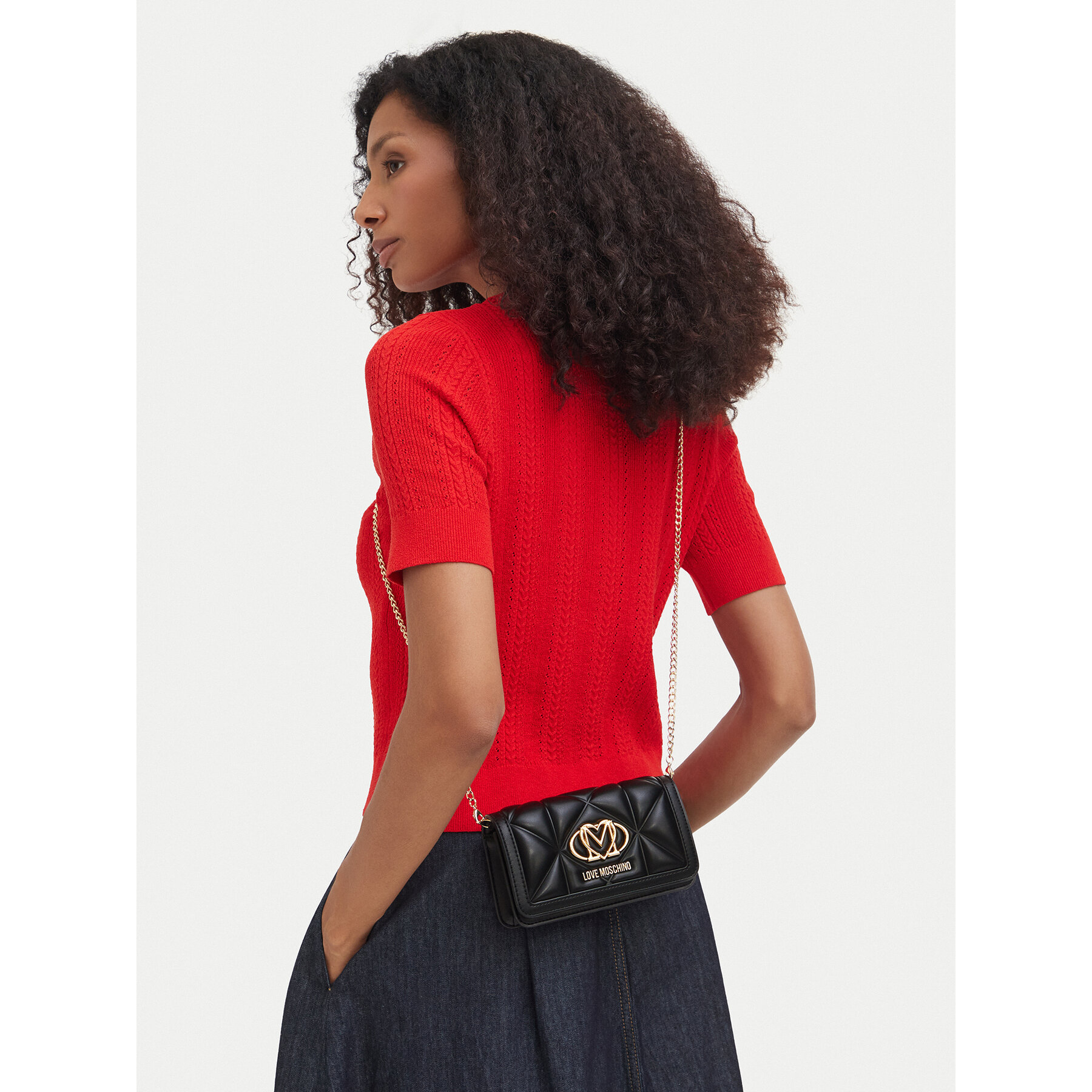 Дамска чанта LOVE MOSCHINO JC5640PP0PLC0000 Черен