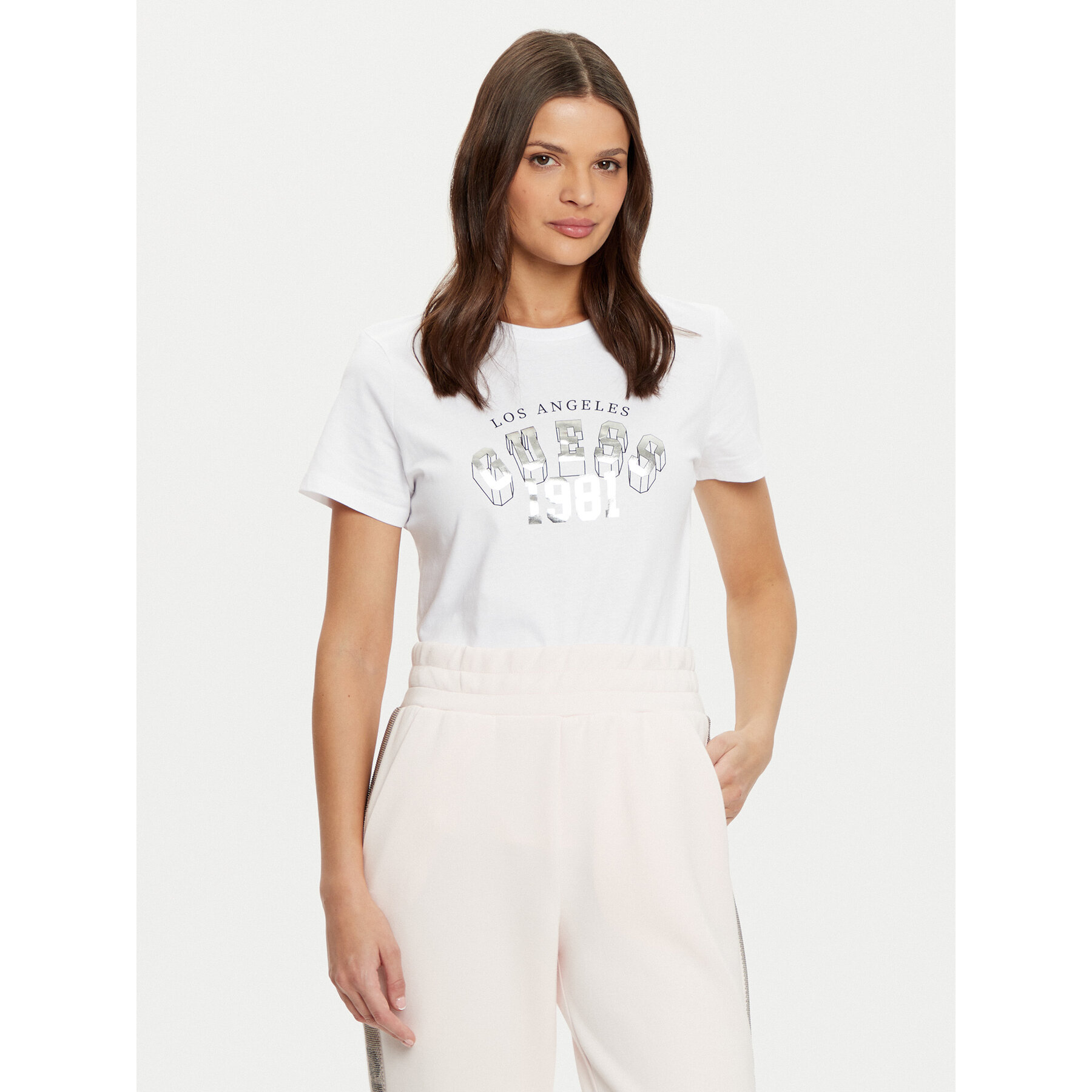 Guess Póló V5RI06 I3Z14 Fehér Regular Fit