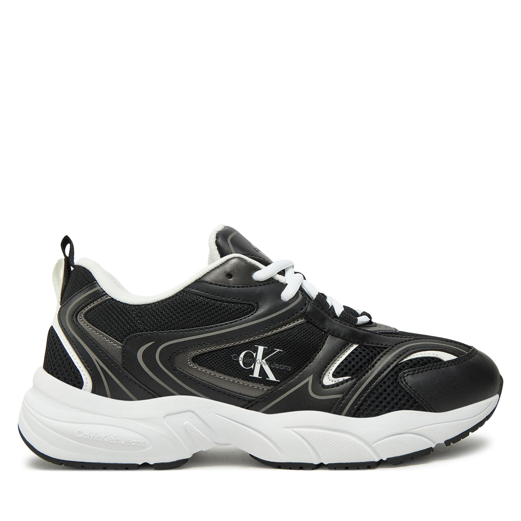 Sportcipők Calvin Klein Jeans Retro Tennis Mesh Ml YW0YW01807 Fekete