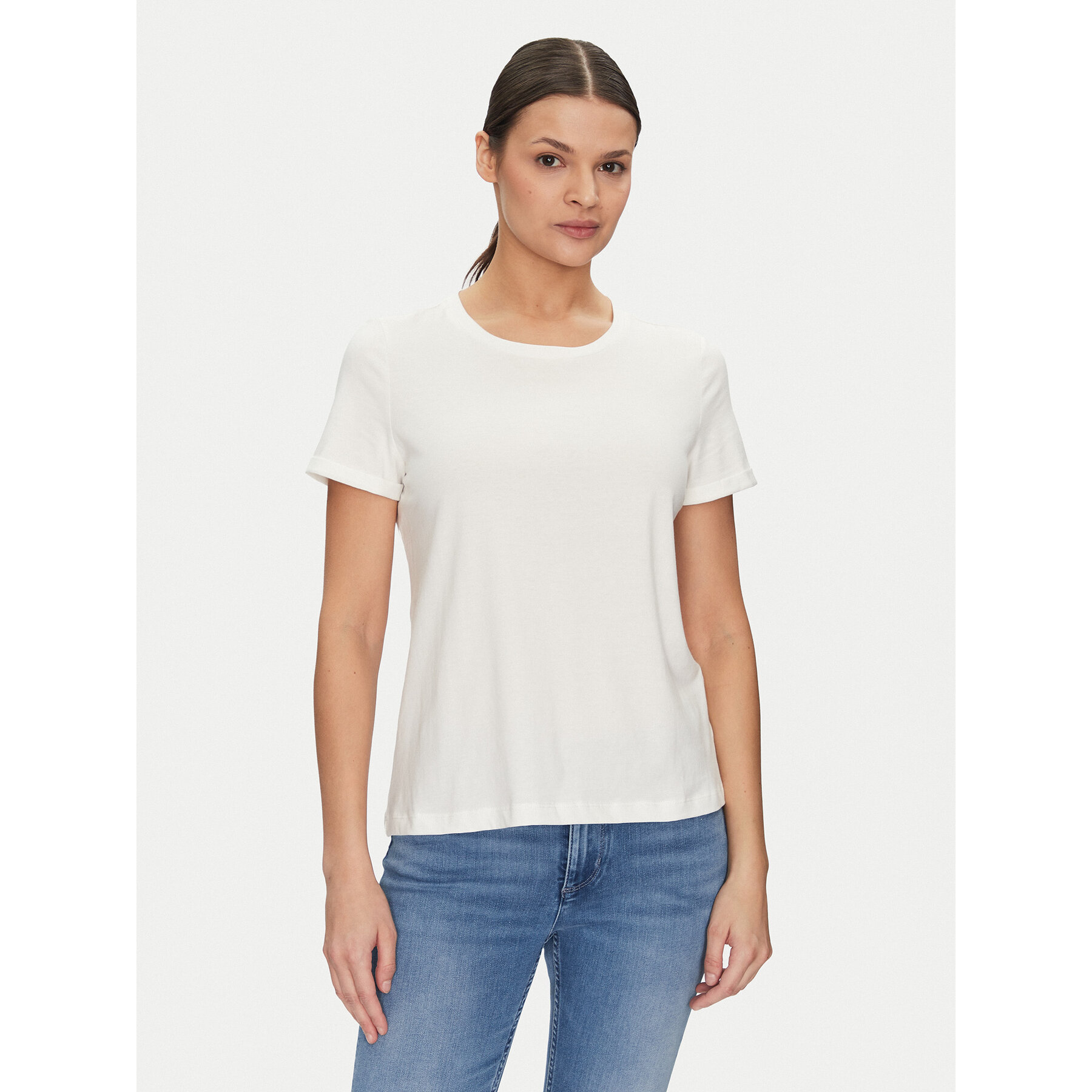 Vero Moda Marškinėliai Blair 10325914 Balta Regular Fit