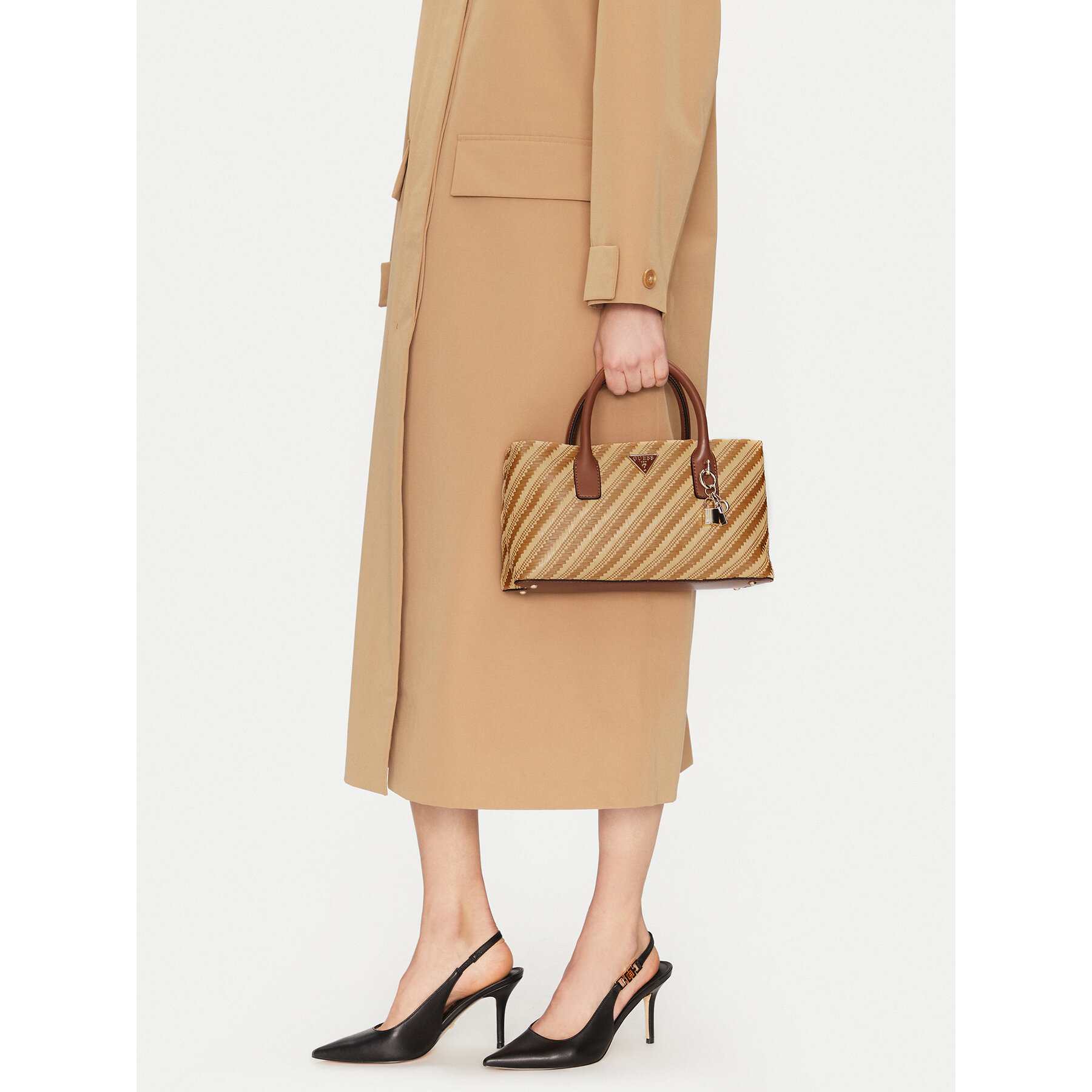 Дамска чанта Guess HWWG92 10050 Бежов