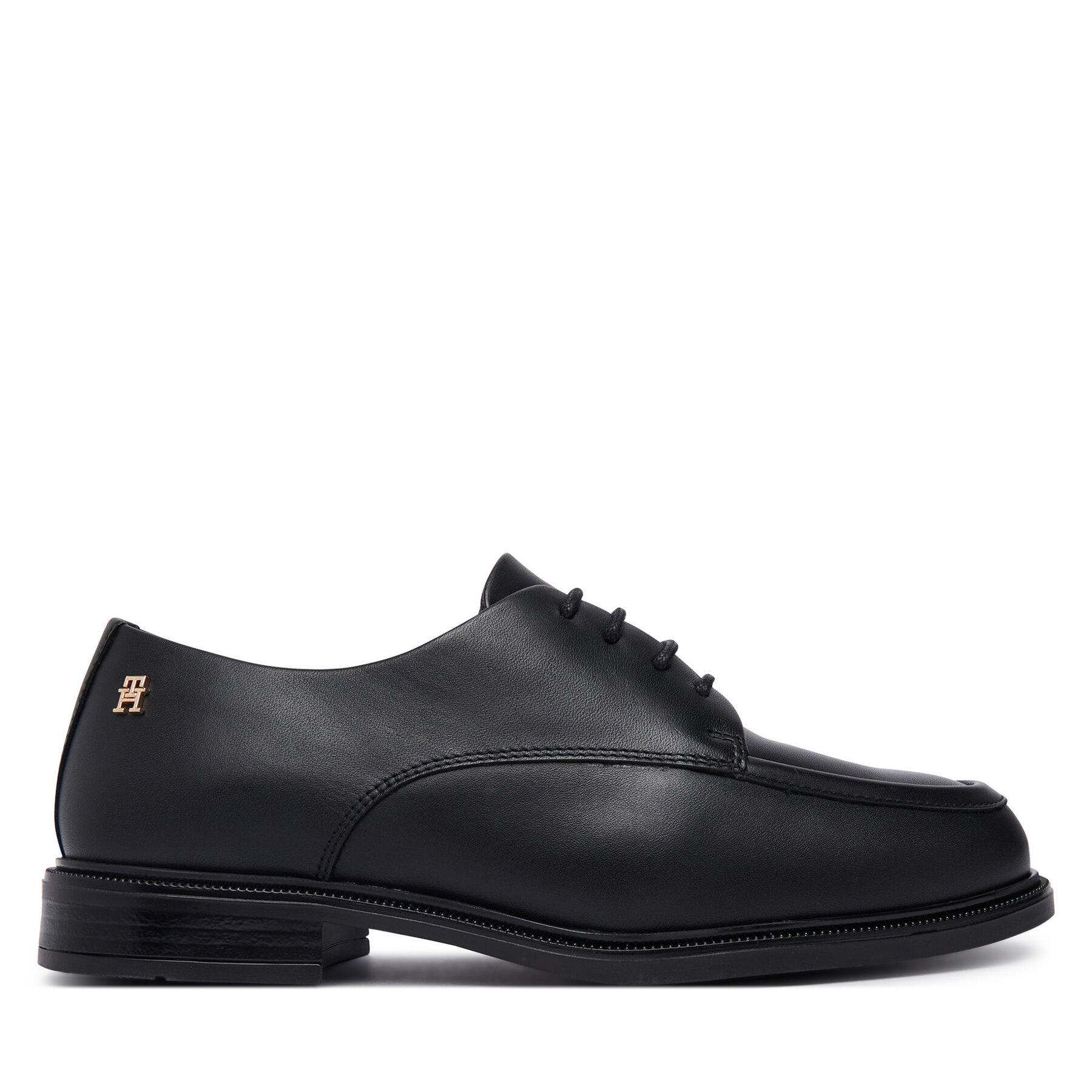 Oxfordky Tommy Hilfiger Classoc Leather Derby FW0FW09487 Čierna
