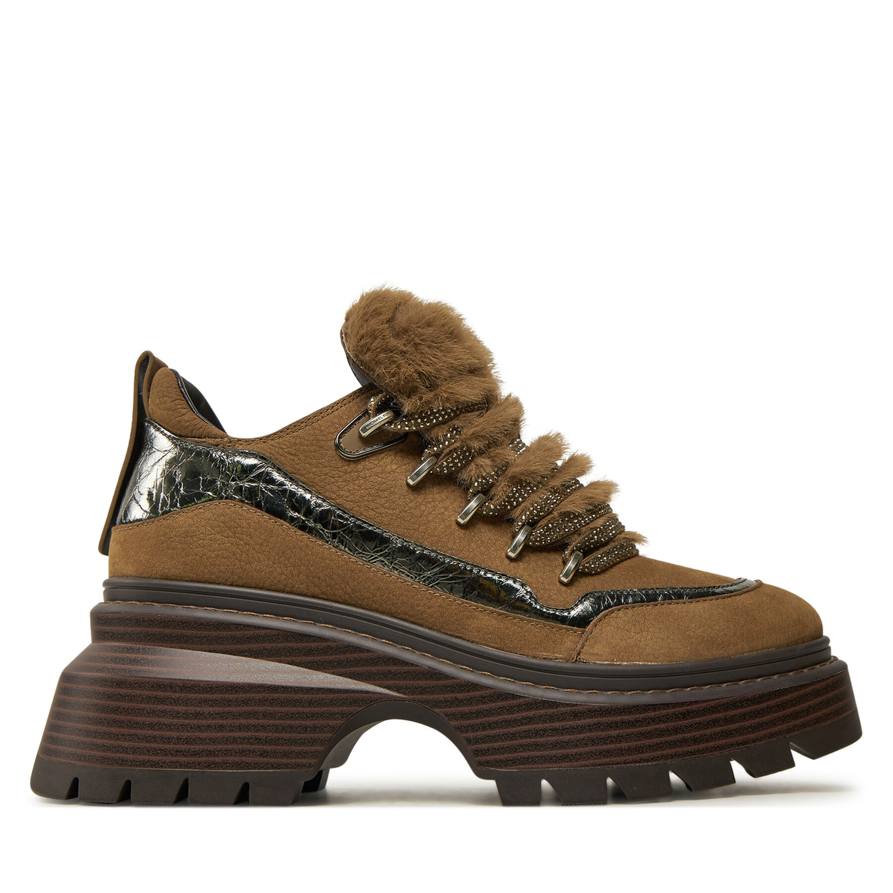 Scarpe basse MICHAEL Michael Kors Shiloh Bootie 40F4SSFE8L Marrone