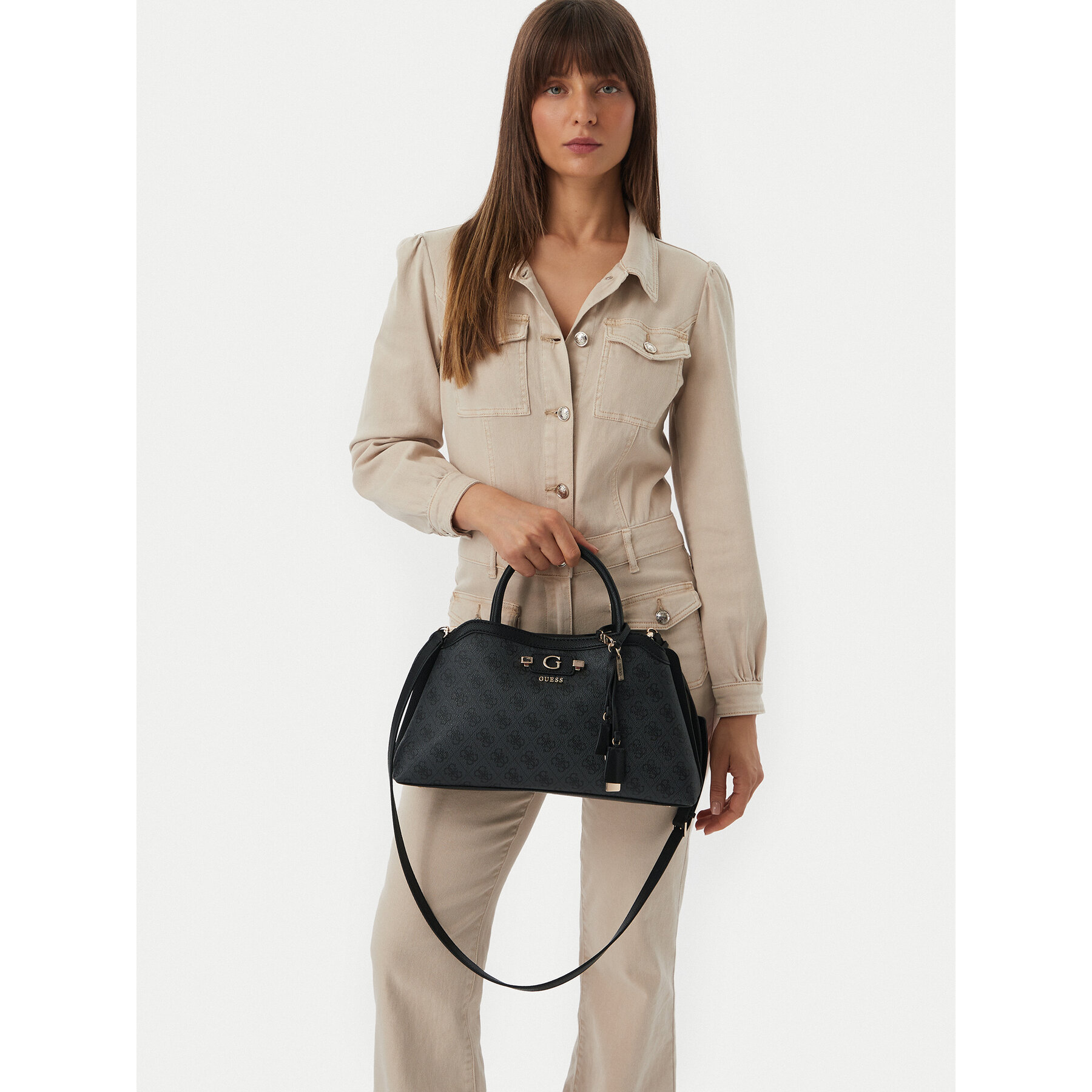 Torbica Guess Lindsey HWSG97 49060 Crna