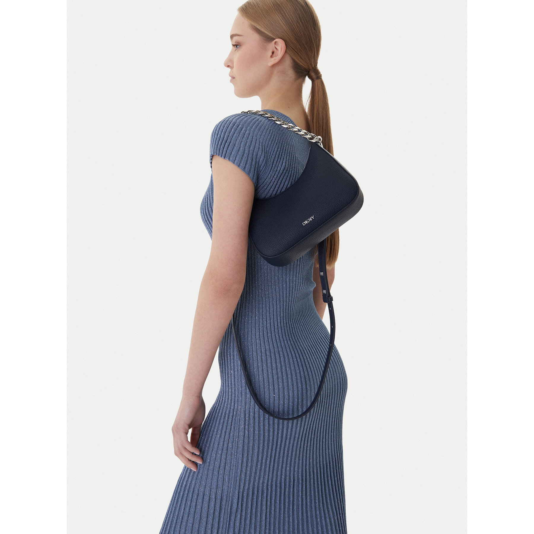 Дамска чанта DKNY R52EAI10 Тъмносин