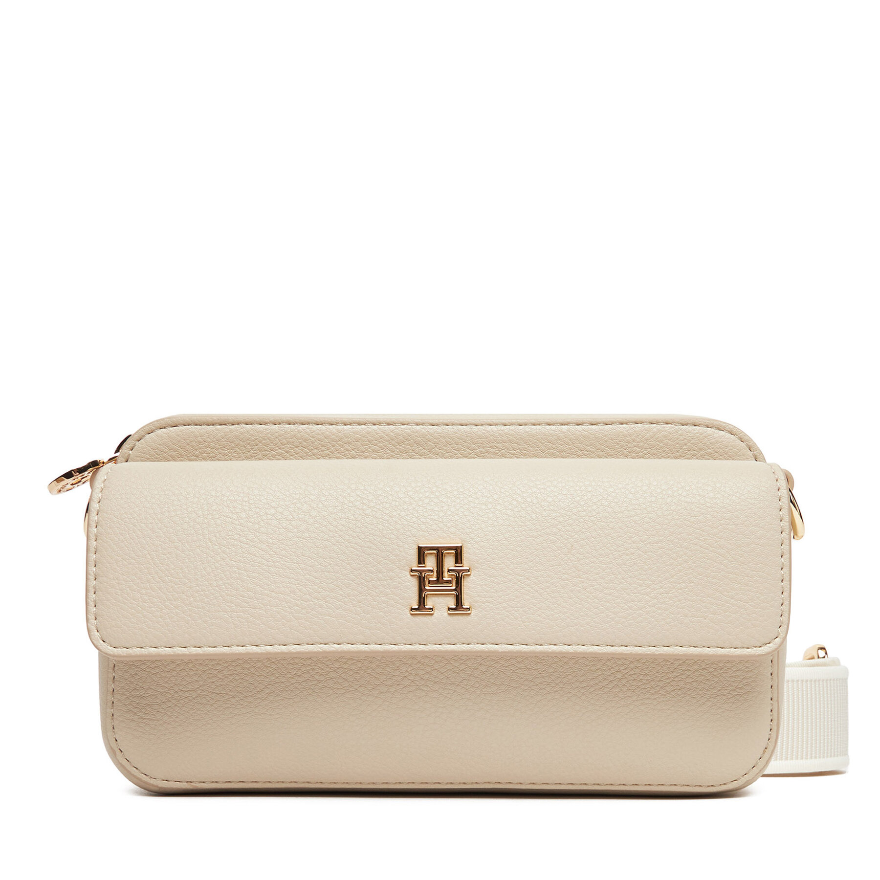 Kabelka Tommy Hilfiger DISTINCT CAMERA BAG AW0AW17455 Béžová