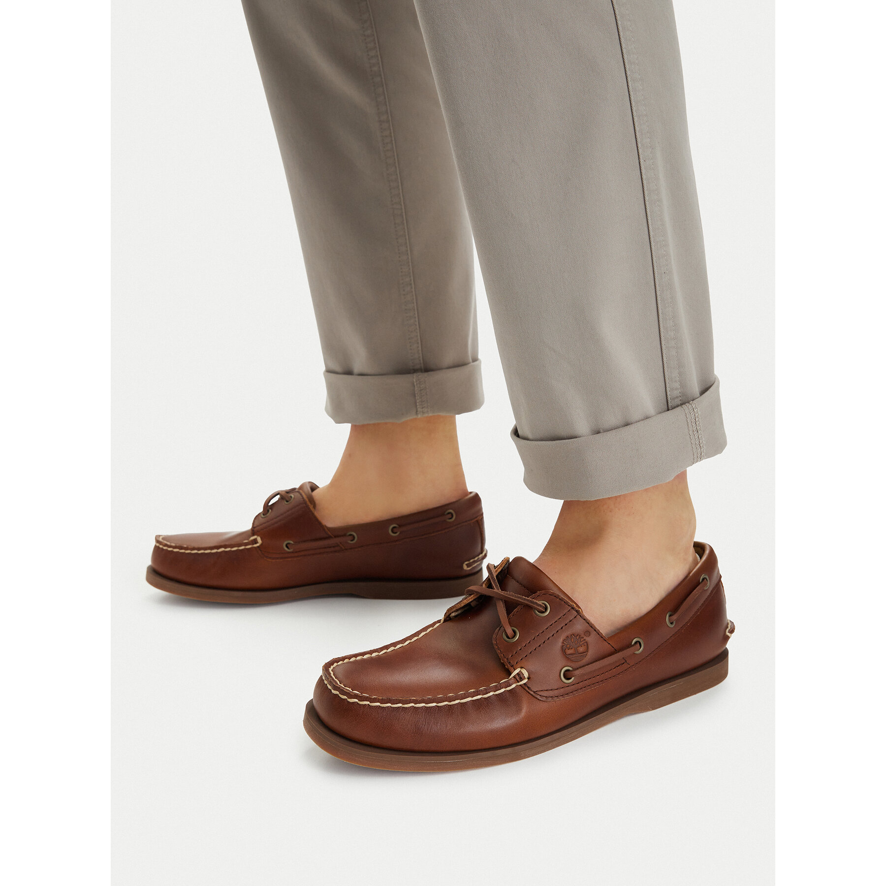 Mokasinke Timberland Classic Boat 2 Eye TB0A232XF741 Smeđa