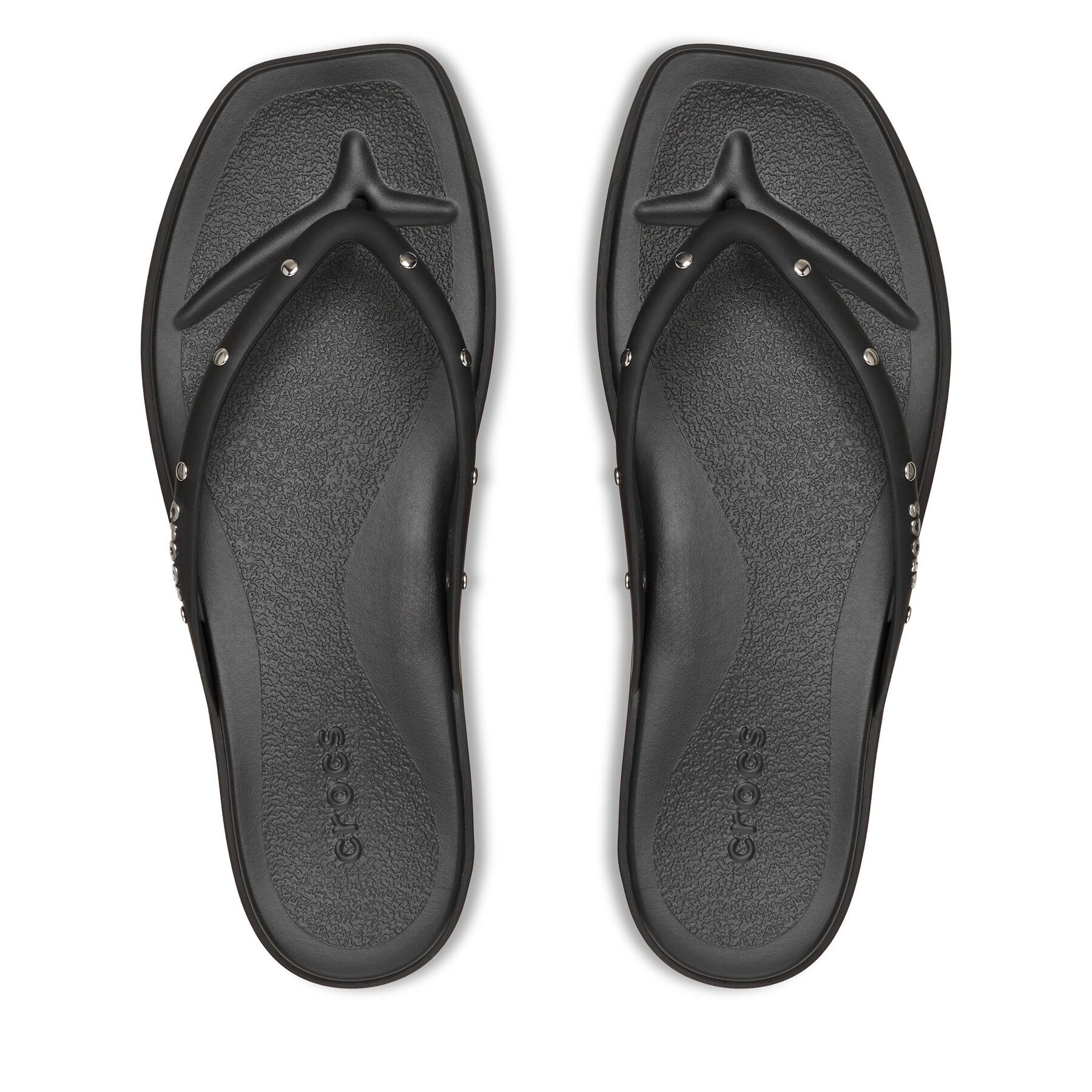 Japanke Crocs Miami Studded Flip 211471 Crna