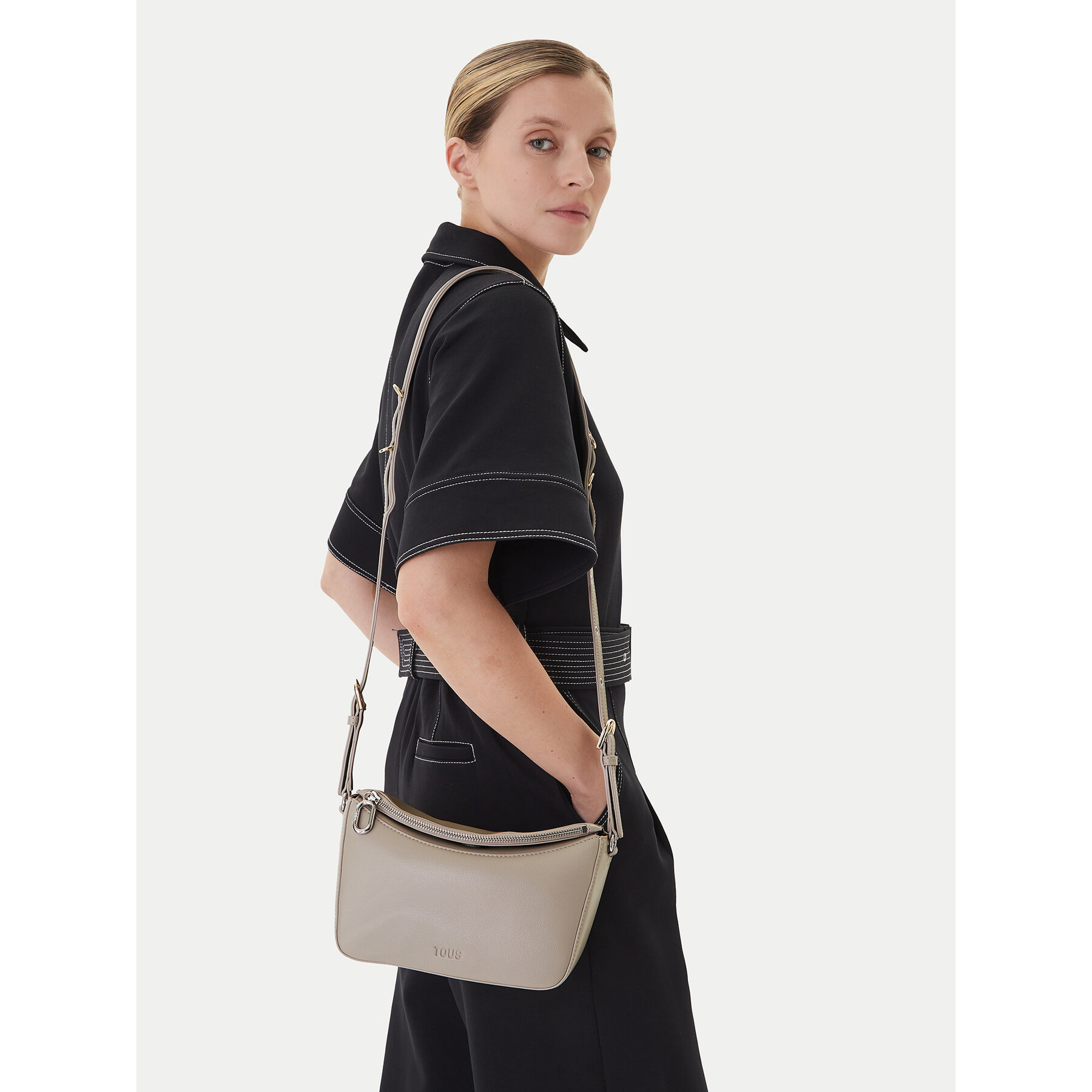 Borsetta TOUS City 2002302943 Beige