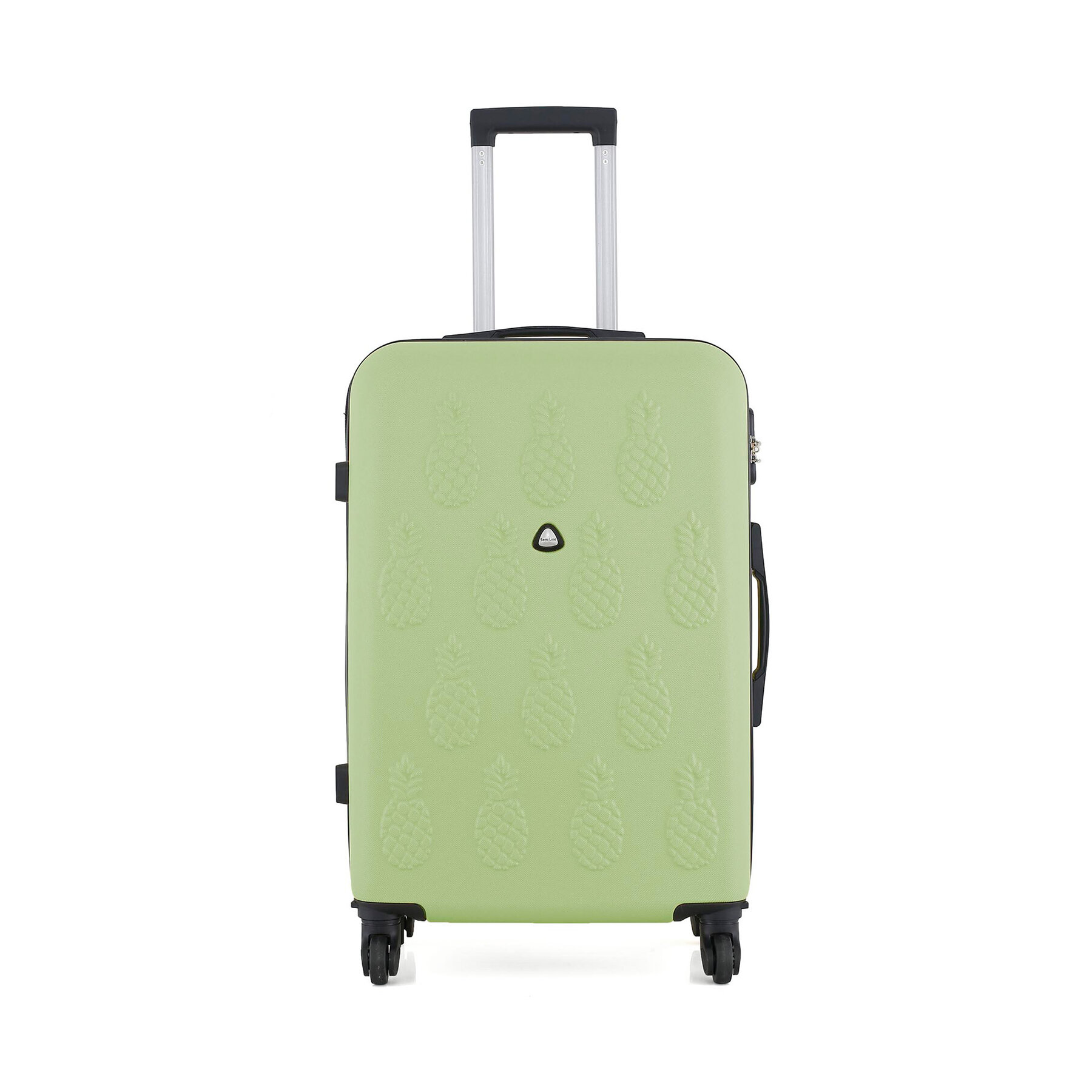 Semi Line Μεγάλη Βαλίτσα Semi Line T5620-6 Πράσινο