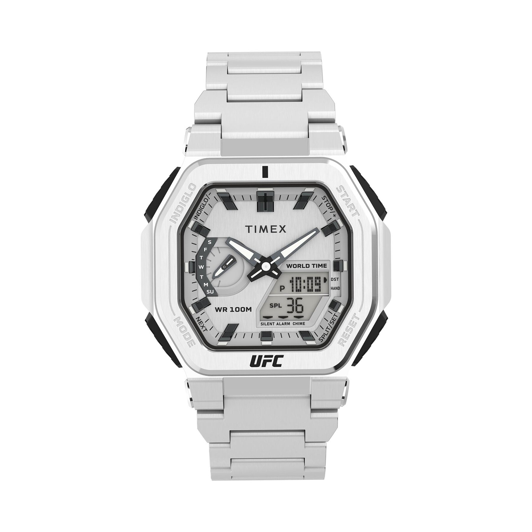 

Годинник Timex UFC Strength Colossus TW2V84700 Silver, Срібний