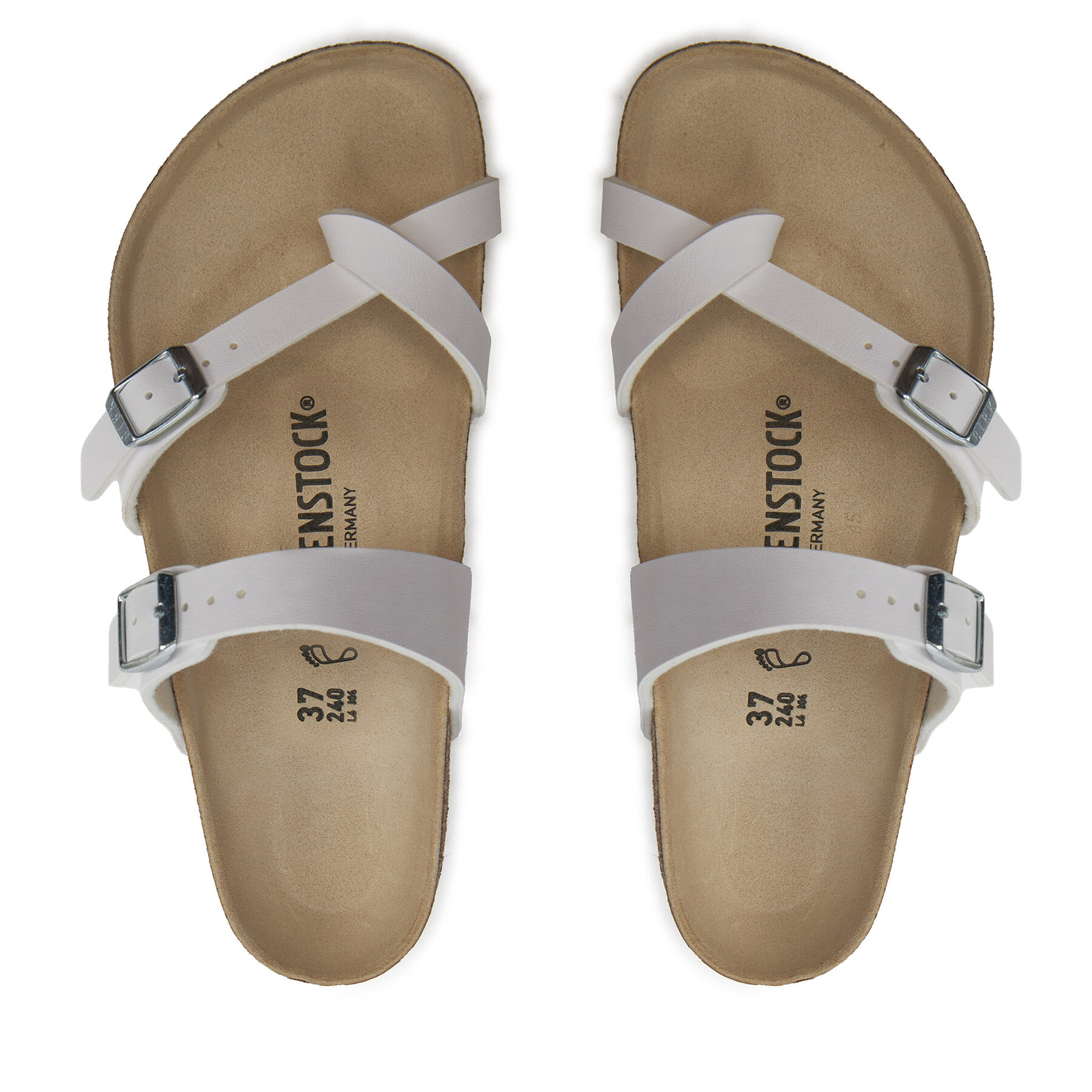 Čības uz pirksta Birkenstock Mayari 0071051 Balts