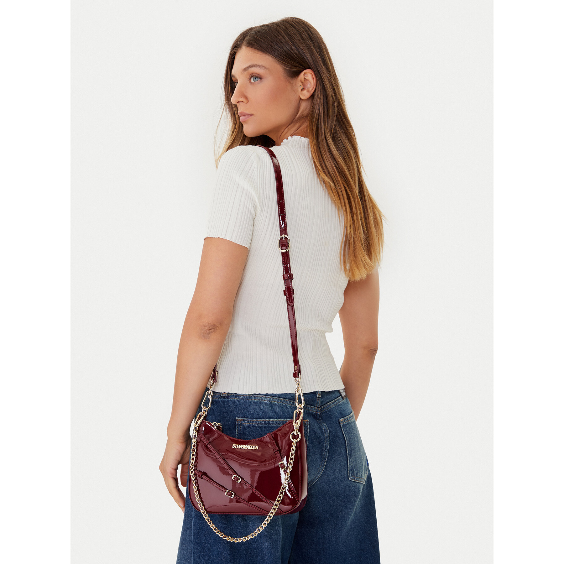 Kabelka Steve Madden Bliana-2 SM13001770 Červená