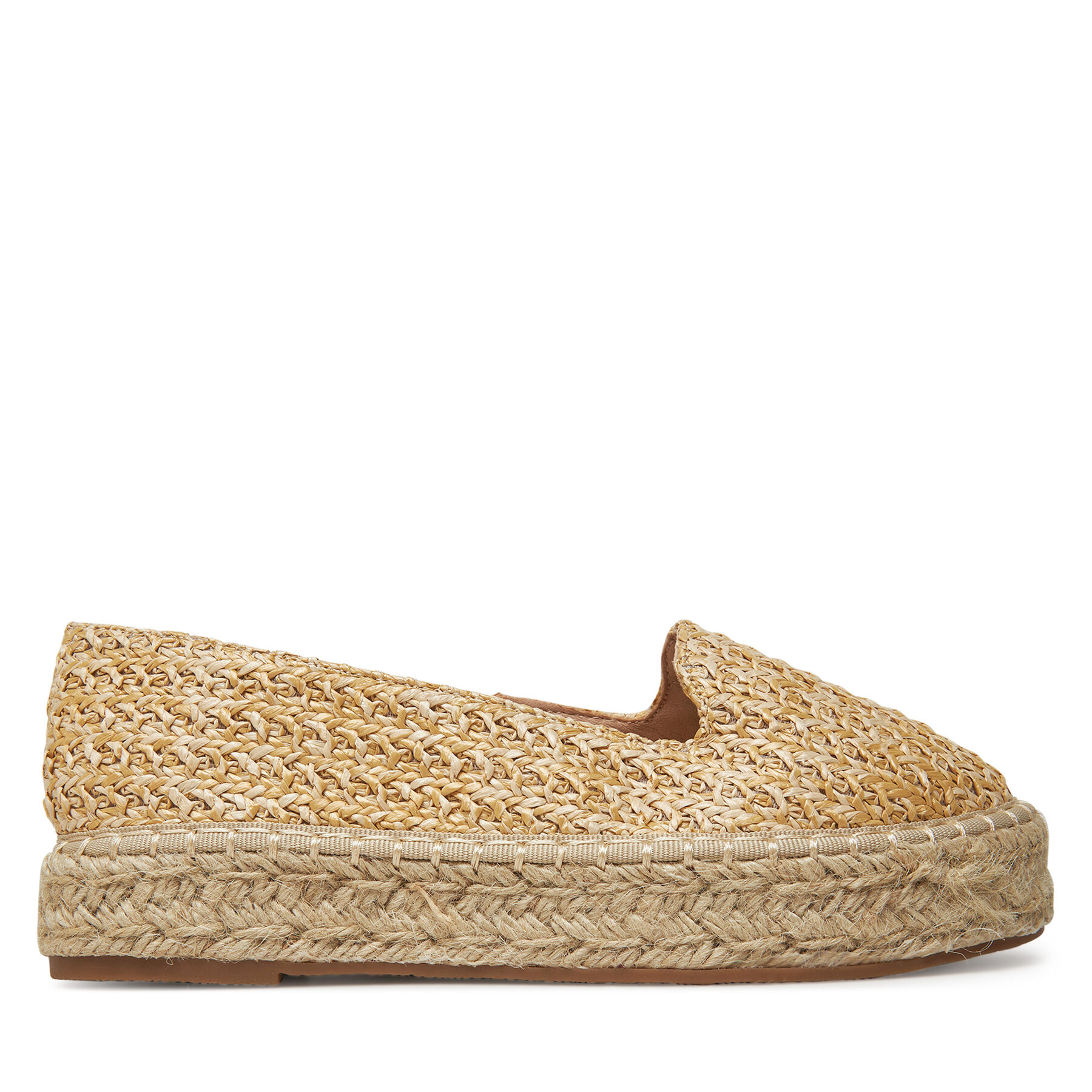 Damskie DeeZee Espadryle, Rozmiar 38 Beżowy ZYLS129