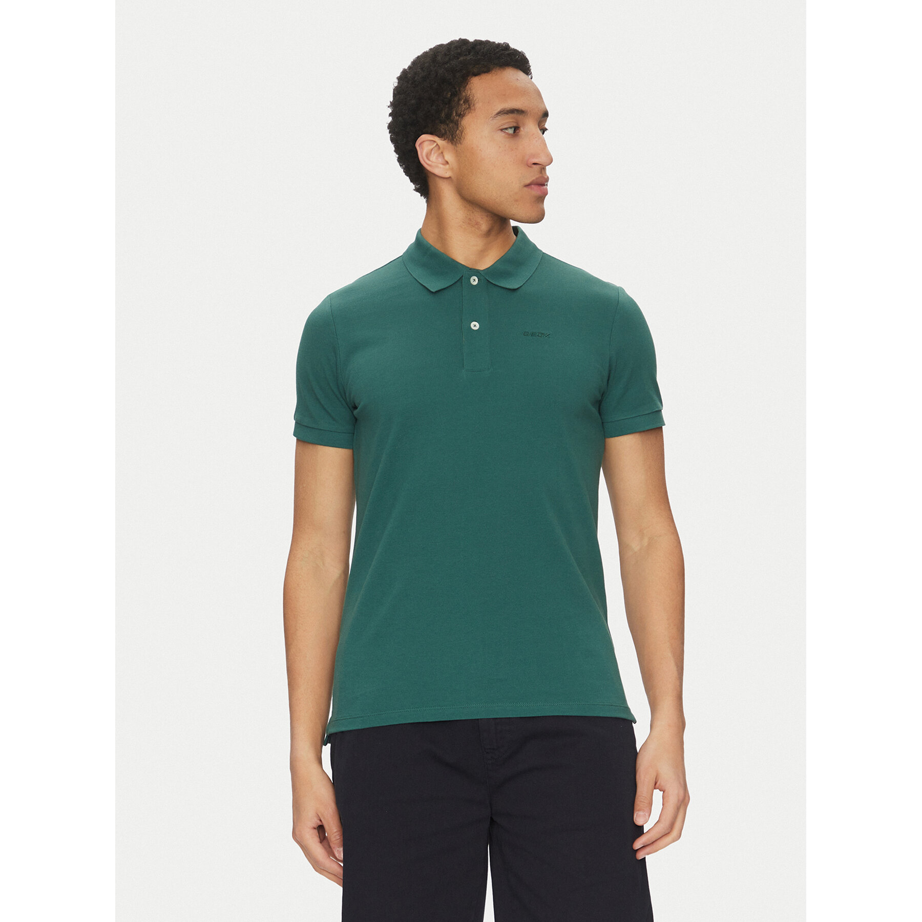 Geox Geox Polo M5511B T3240 F3221 Πράσινο Regular Fit